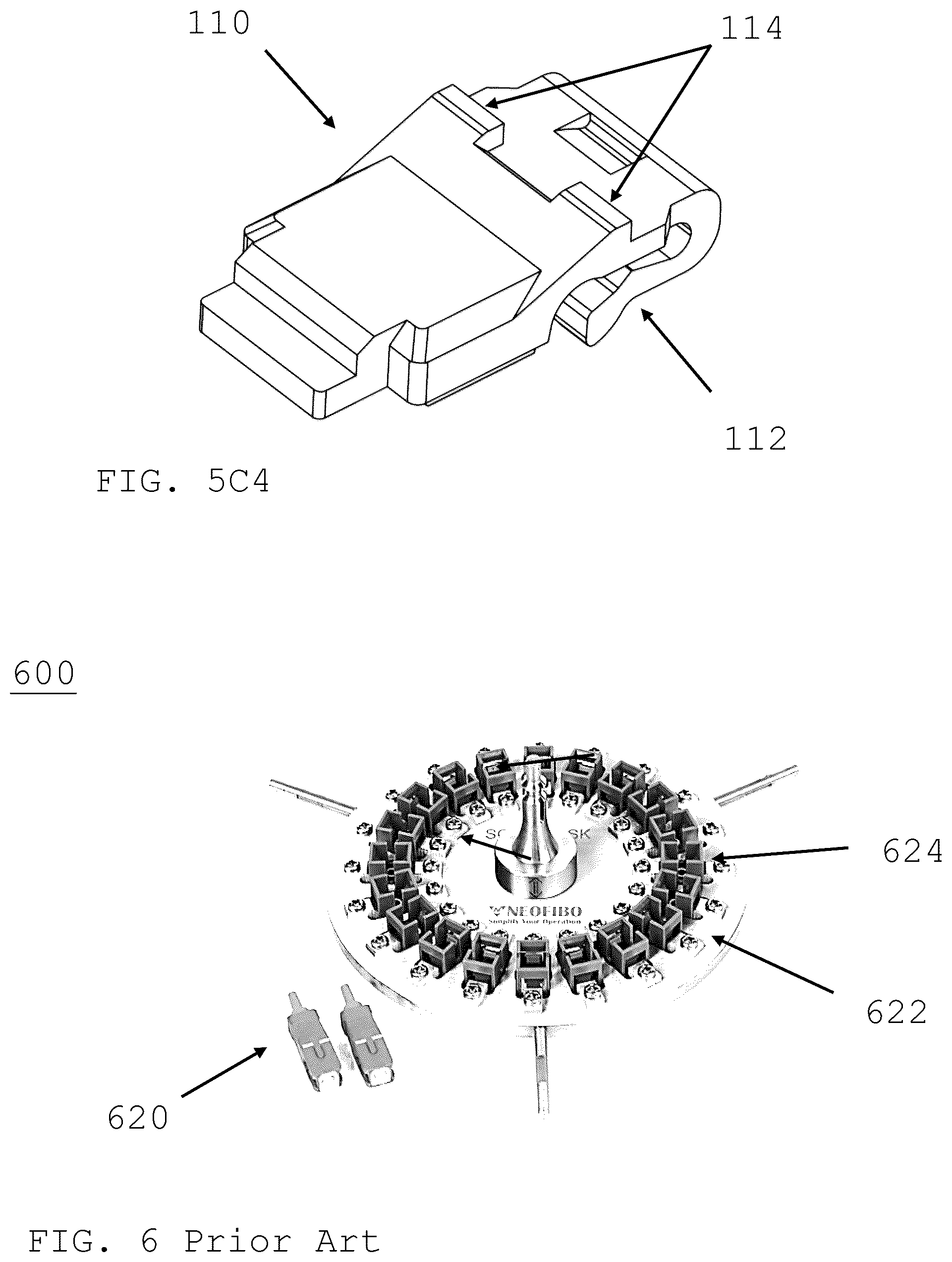 Patent US12311499 Figure 5 – Fixture and method for polishing fiber optic connector