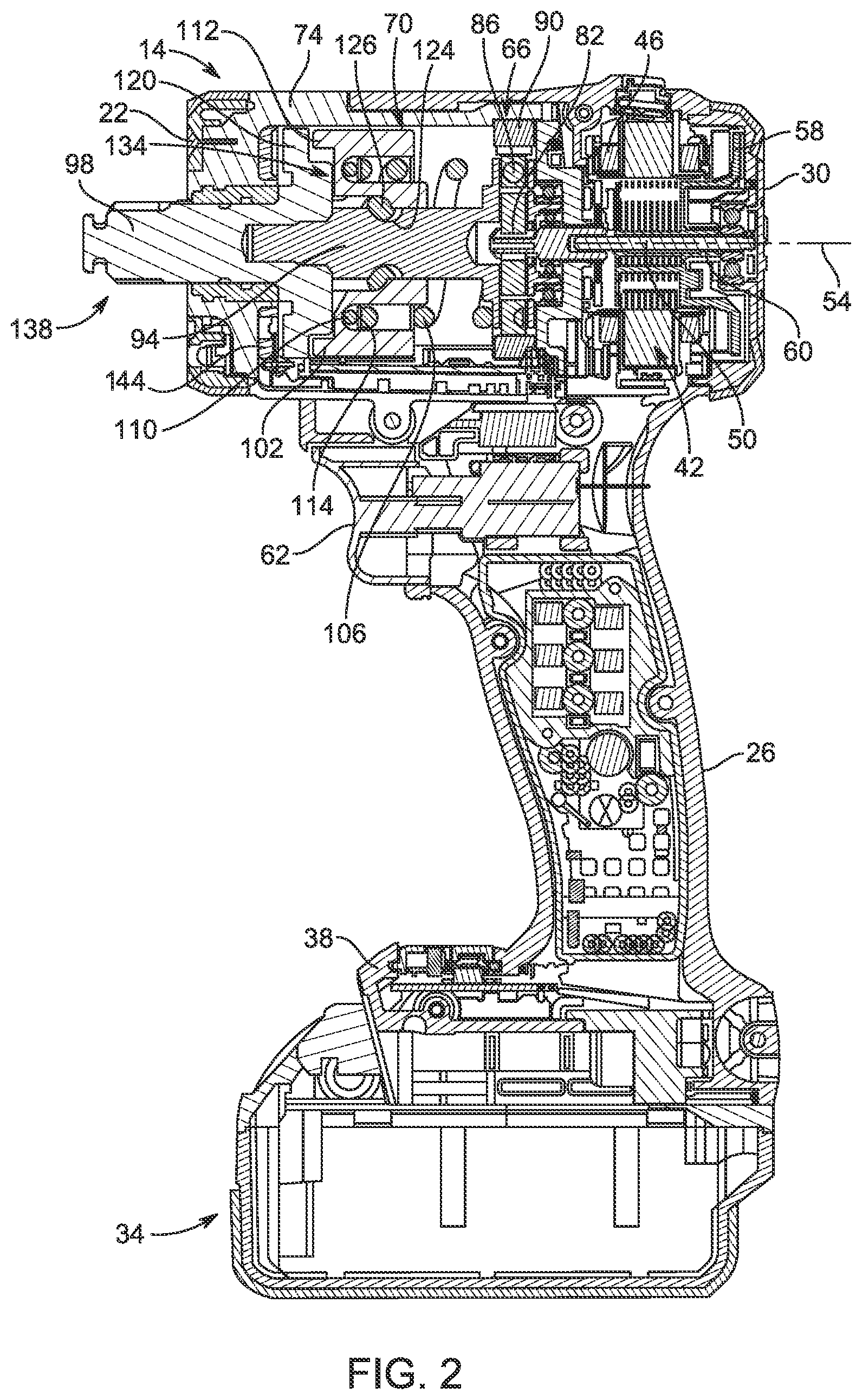 Patent US12311508 Figure 2 – Impact tool and anvil