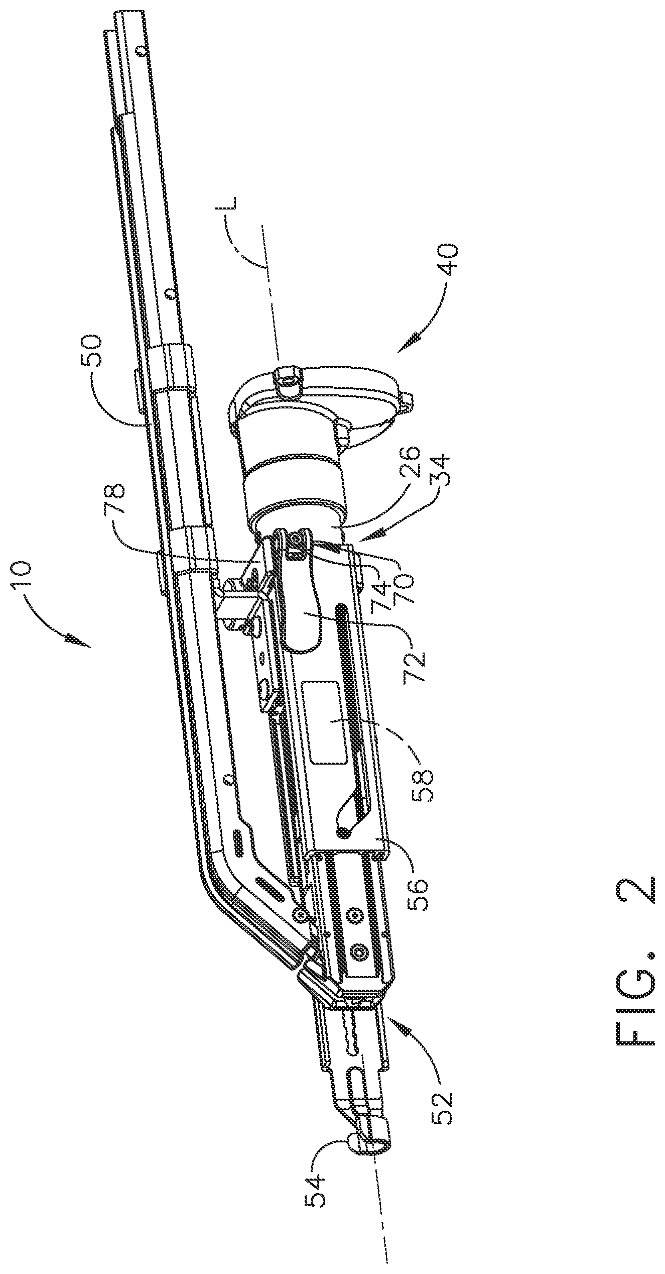 Patent US12311510 Figure 2 – Autofeed screwdriver attachment with clamp-on connector