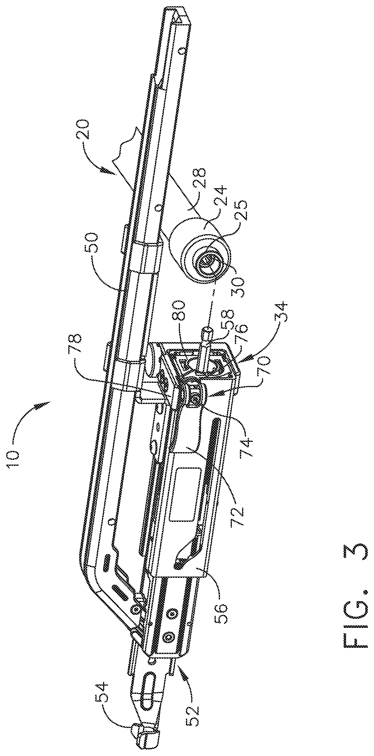 Patent US12311510 Figure 3 – Autofeed screwdriver attachment with clamp-on connector