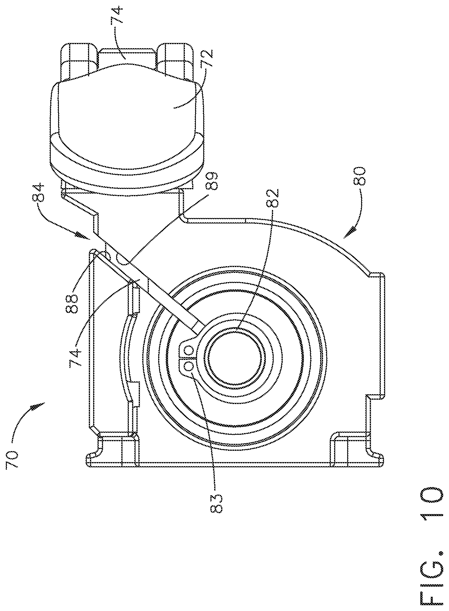 Patent US12311510 Figure 9 – Autofeed screwdriver attachment with clamp-on connector