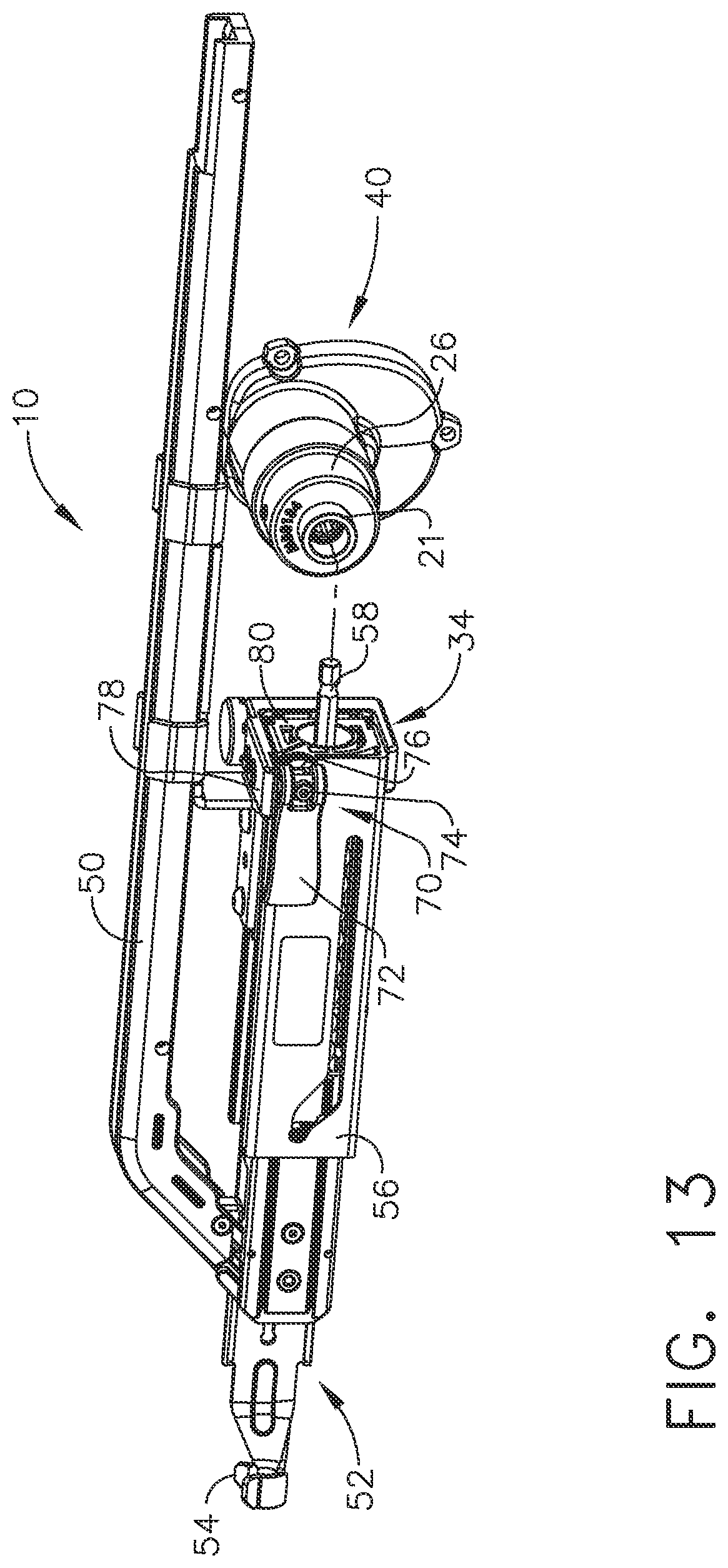 Patent US12311510 Figure 12 – Autofeed screwdriver attachment with clamp-on connector