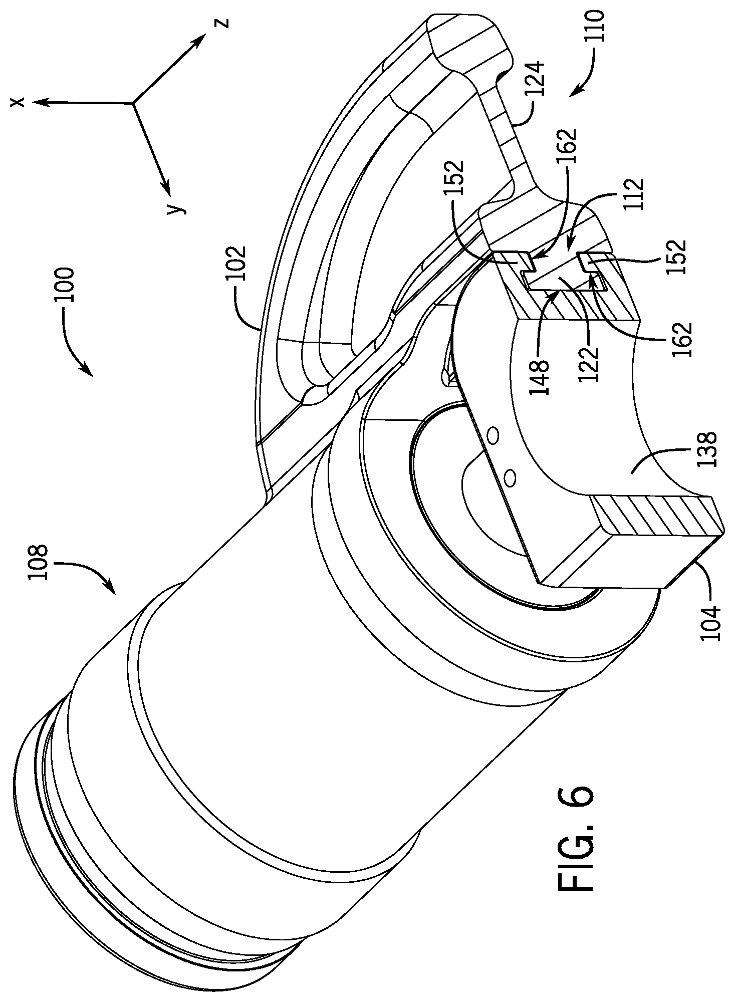 Patent US12311513 Figure 5 – Ram guide for a crimper