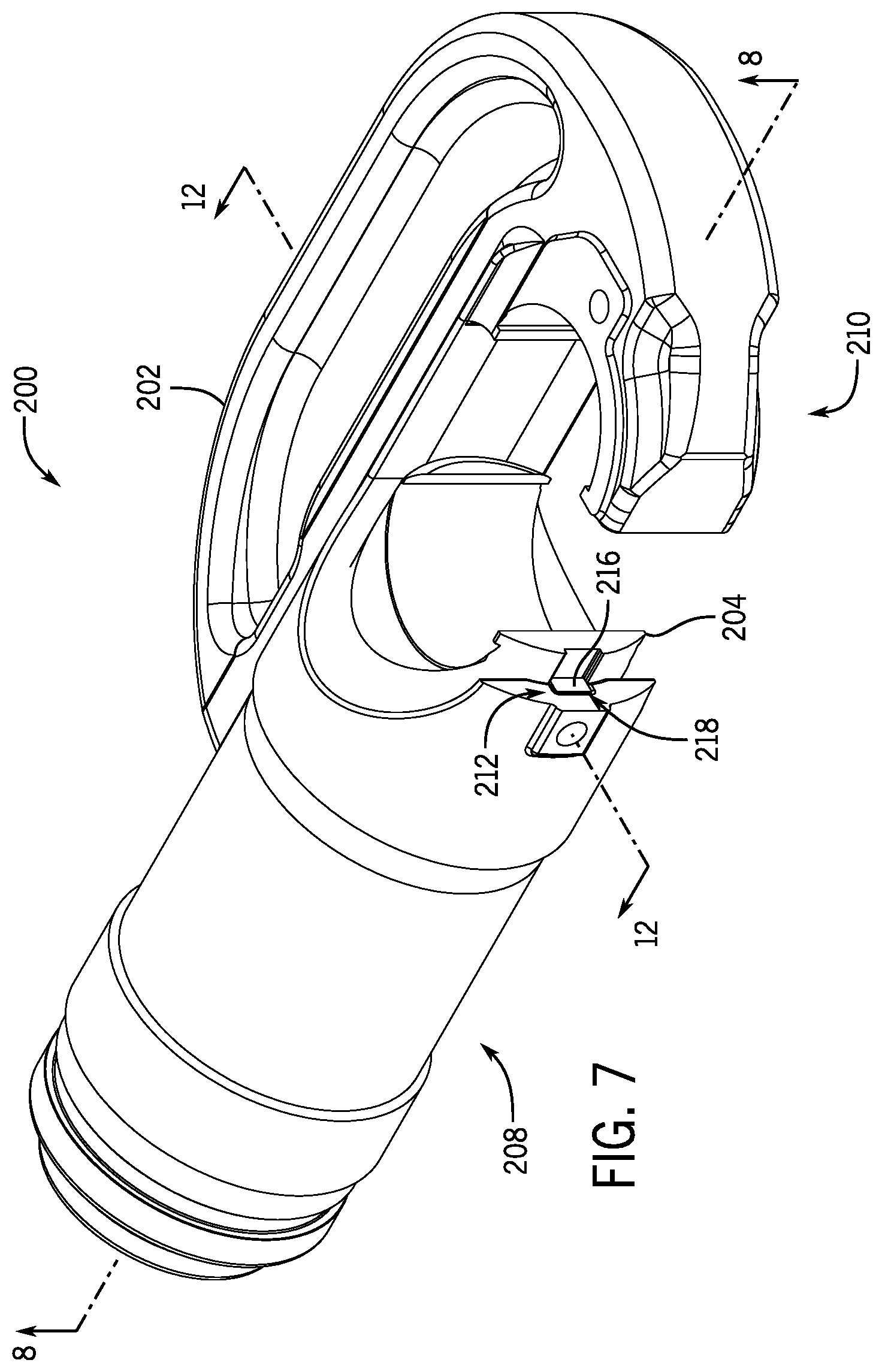 Patent US12311513 Figure 6 – Ram guide for a crimper