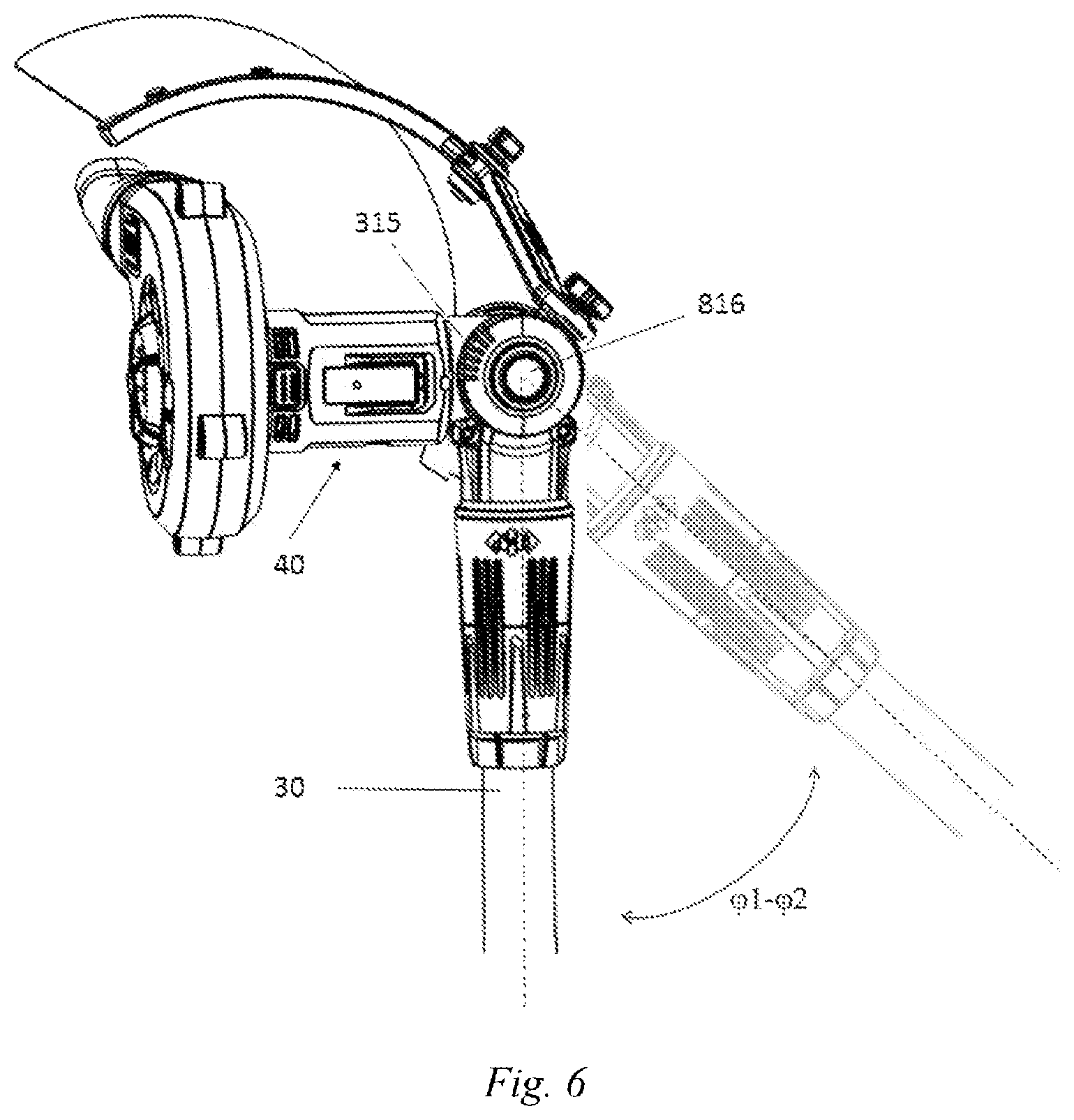 Patent US12311520 Figure 4 – Long-rod-type electric tool