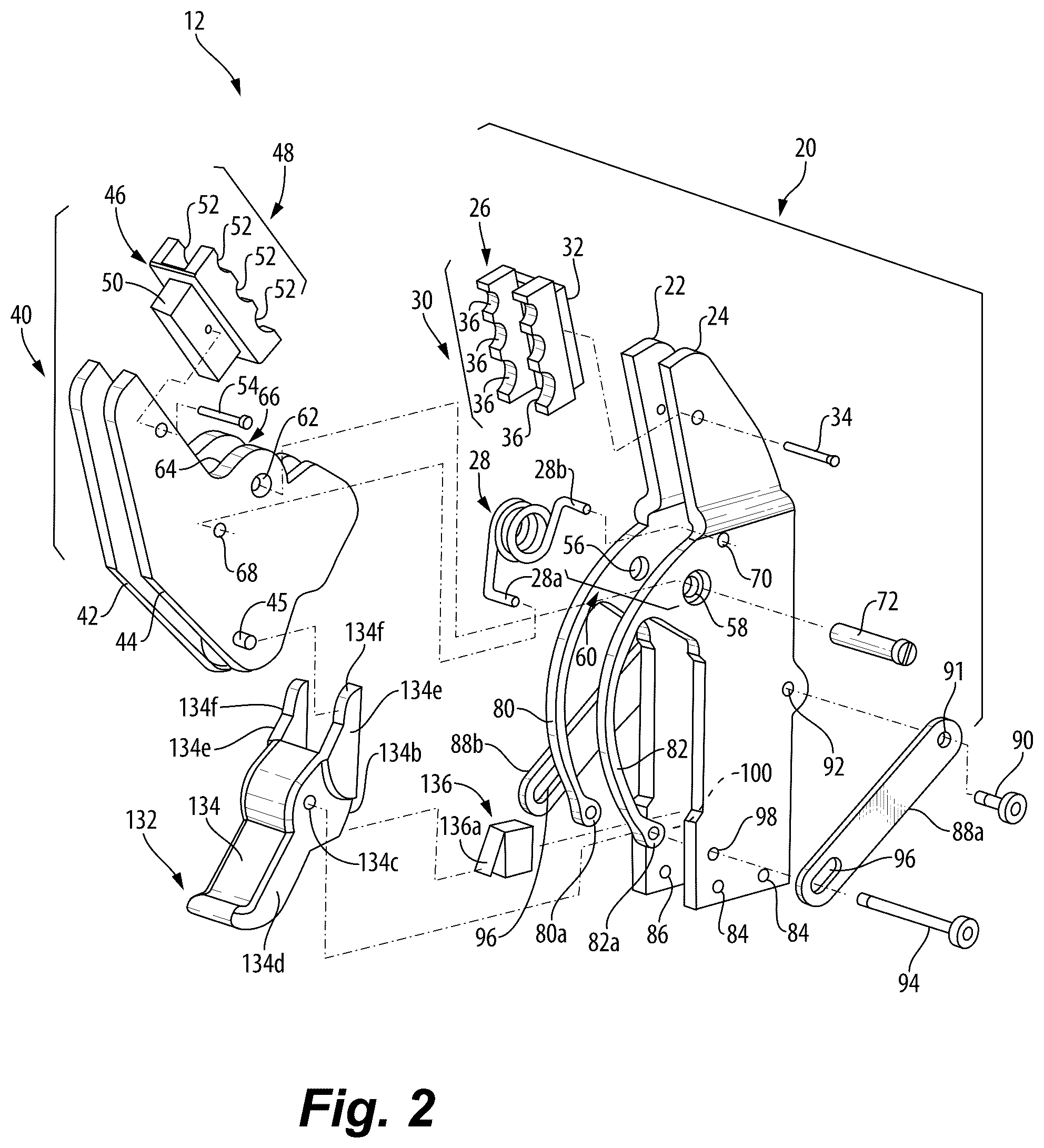 Patent US12311521 Figure 2 – Tool with multi-stage trigger
