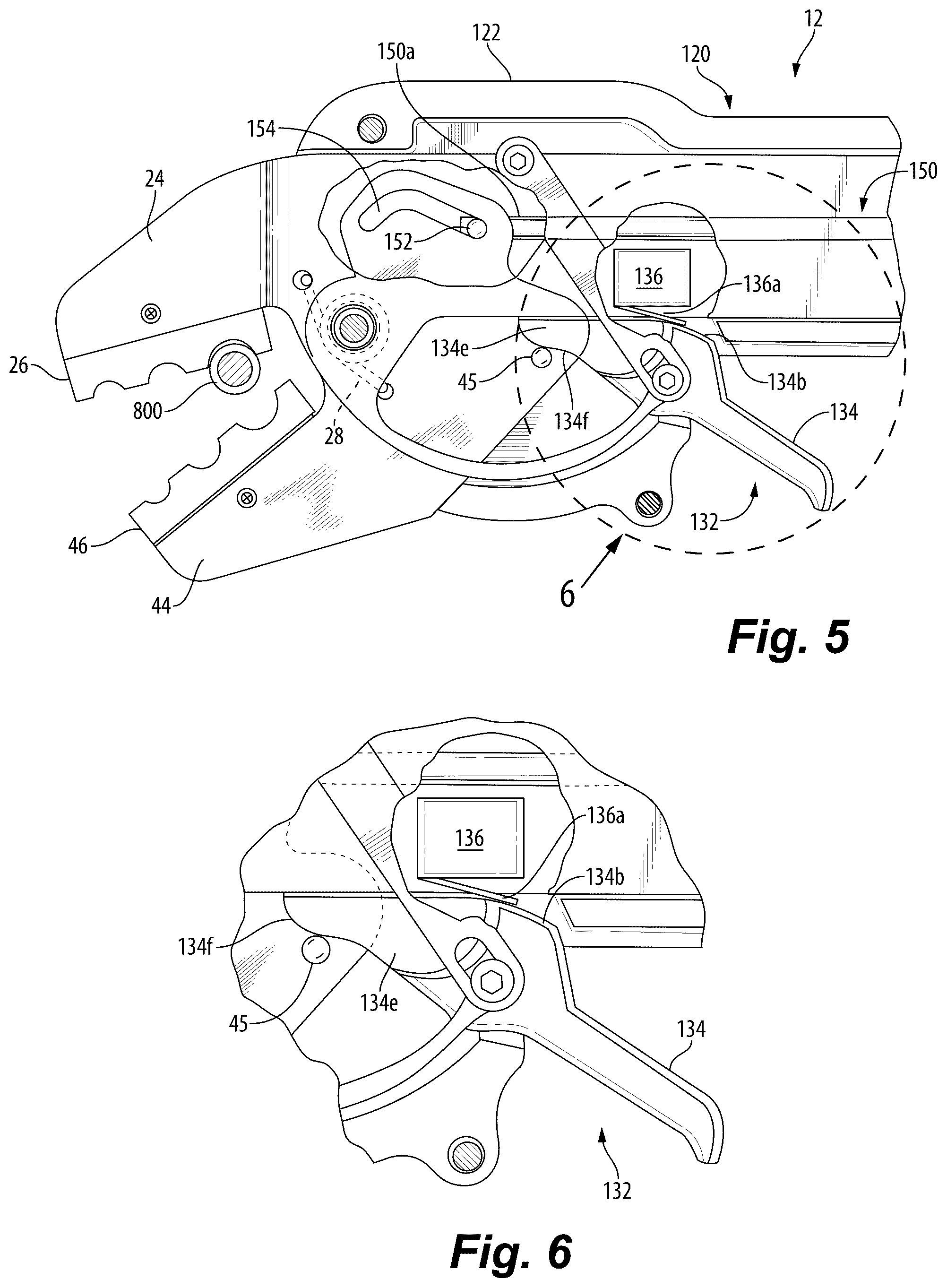 Patent US12311521 Figure 5 – Tool with multi-stage trigger