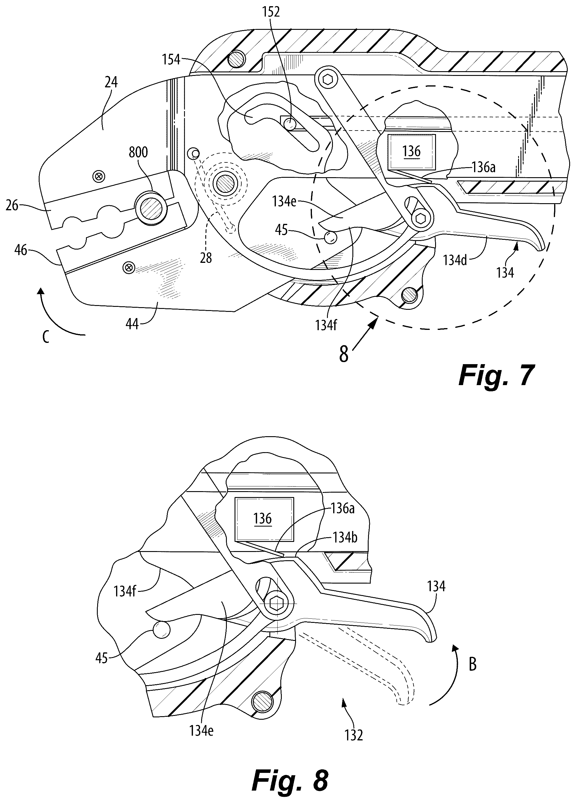 Patent US12311521 Figure 6 – Tool with multi-stage trigger