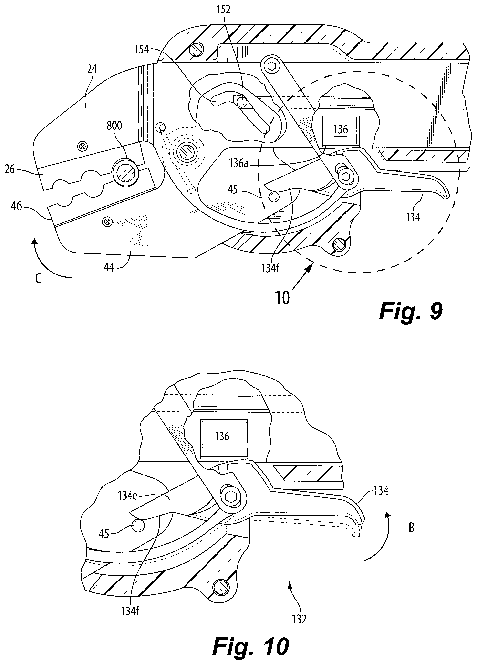 Patent US12311521 Figure 7 – Tool with multi-stage trigger