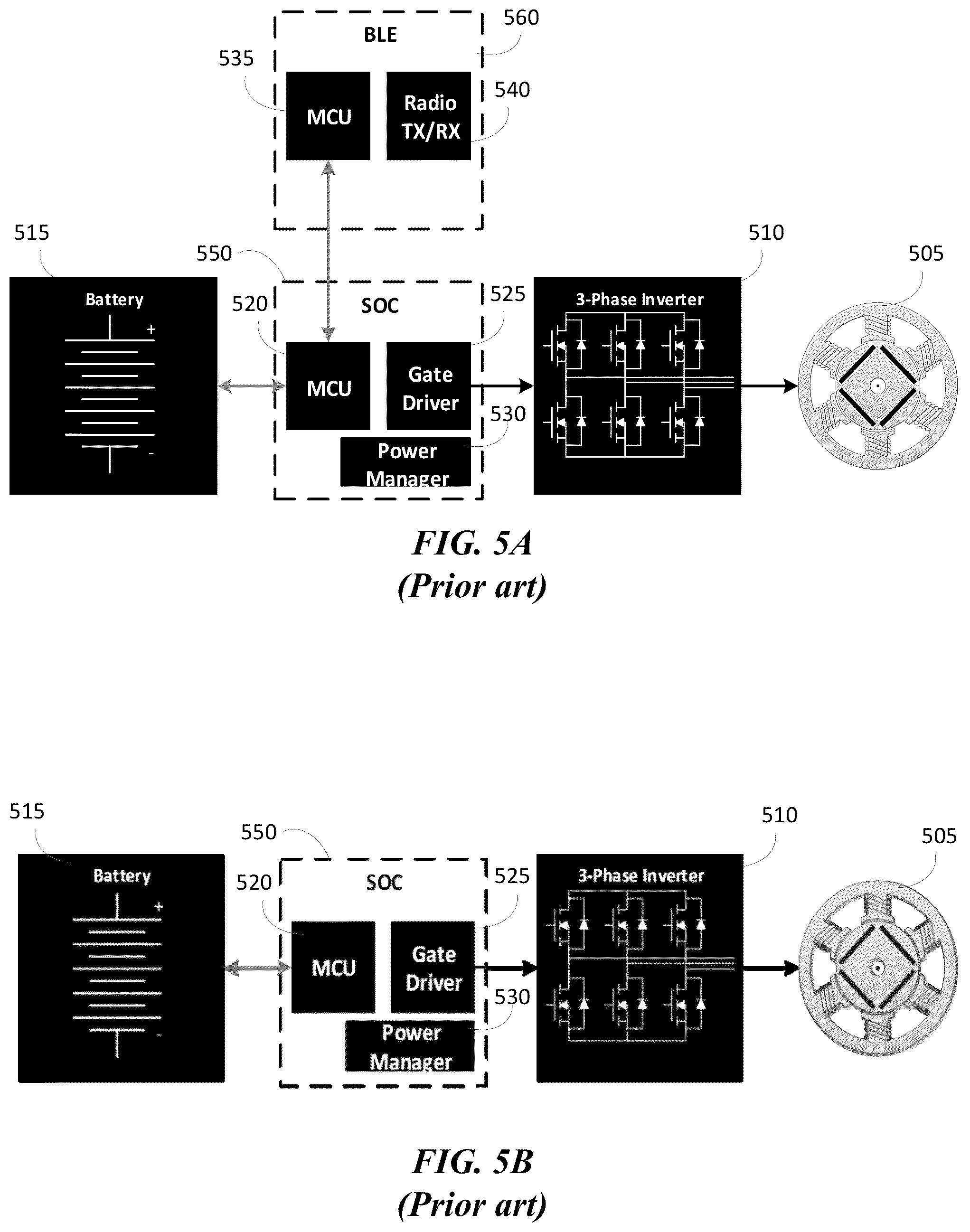 Patent US12311522 Figure 5 – Power tool with combined chip for wireless communications and power tool control