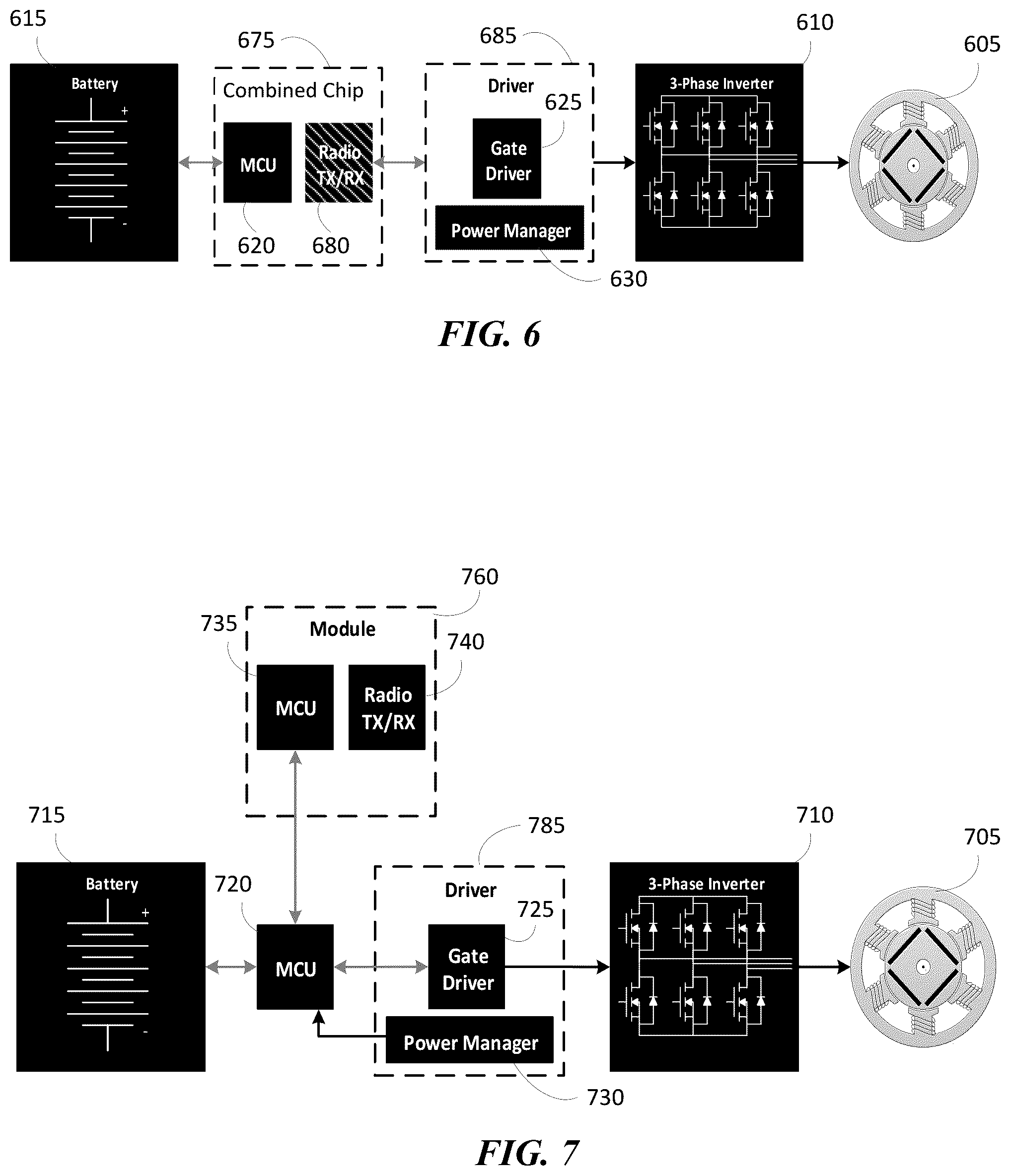 Patent US12311522 Figure 6 – Power tool with combined chip for wireless communications and power tool control
