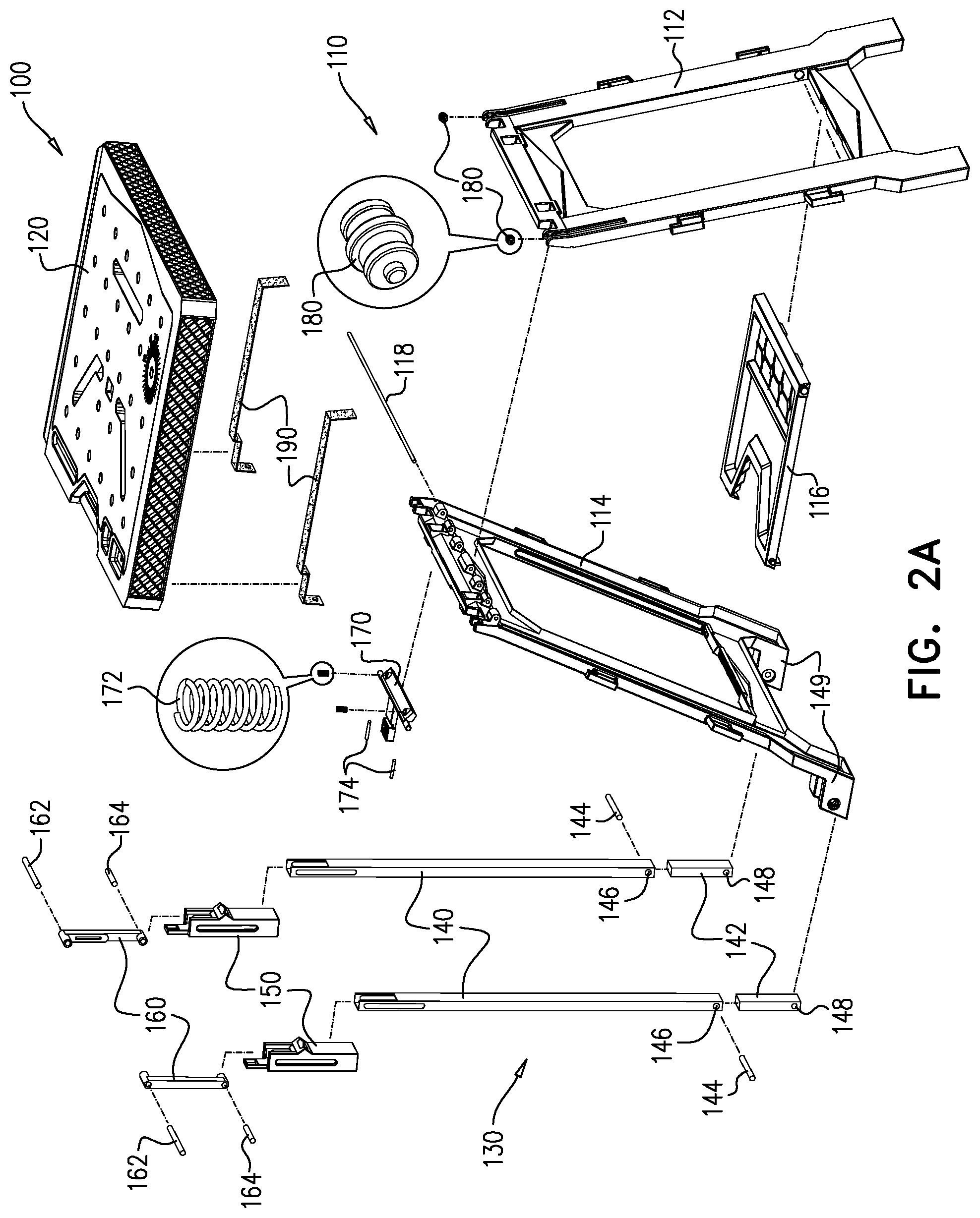 Patent US12311524 Figure 4 – Convertible sawhorse and worktable
