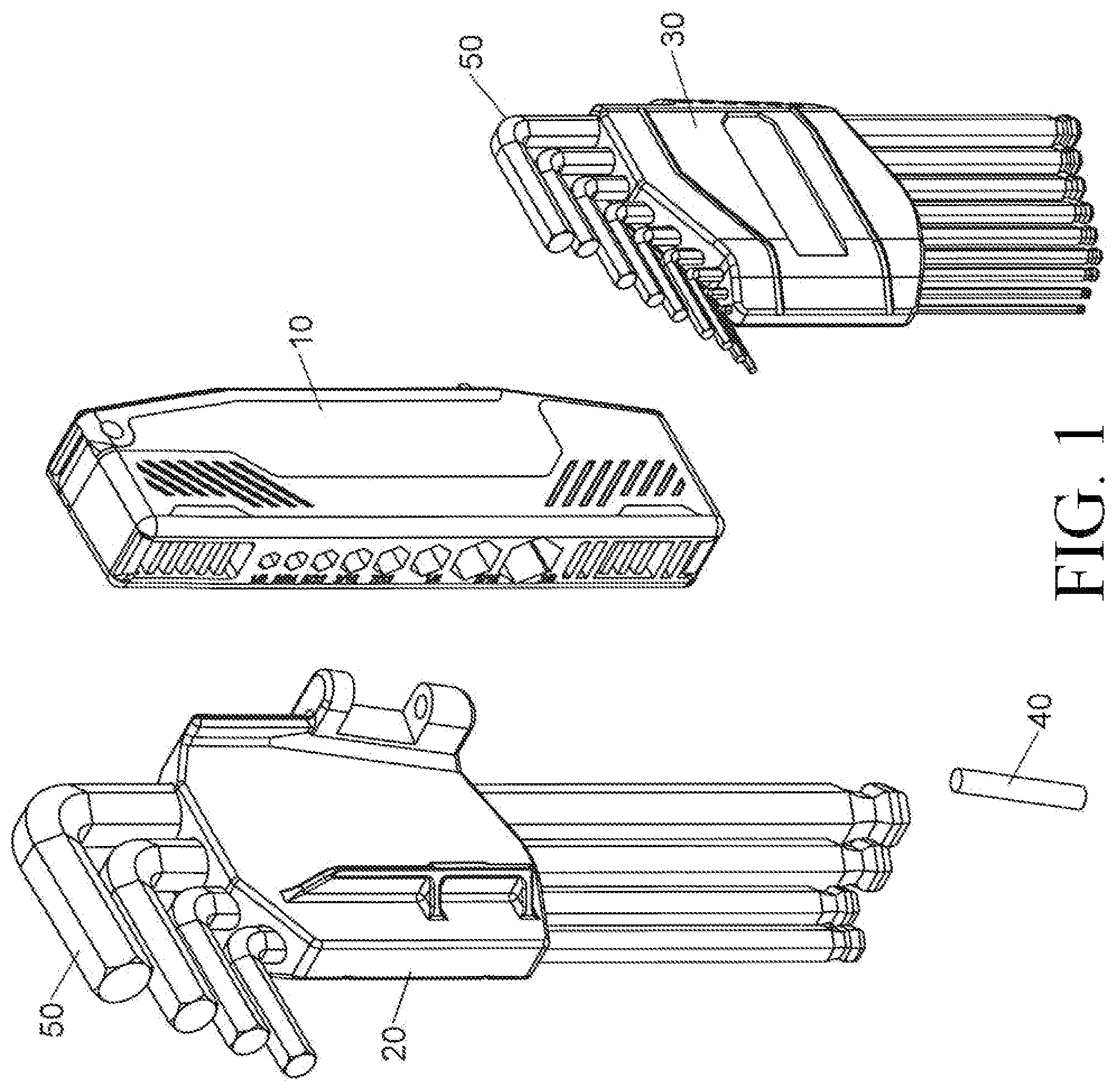 Patent US12311525 Figure 1 – Hand tool holder structure