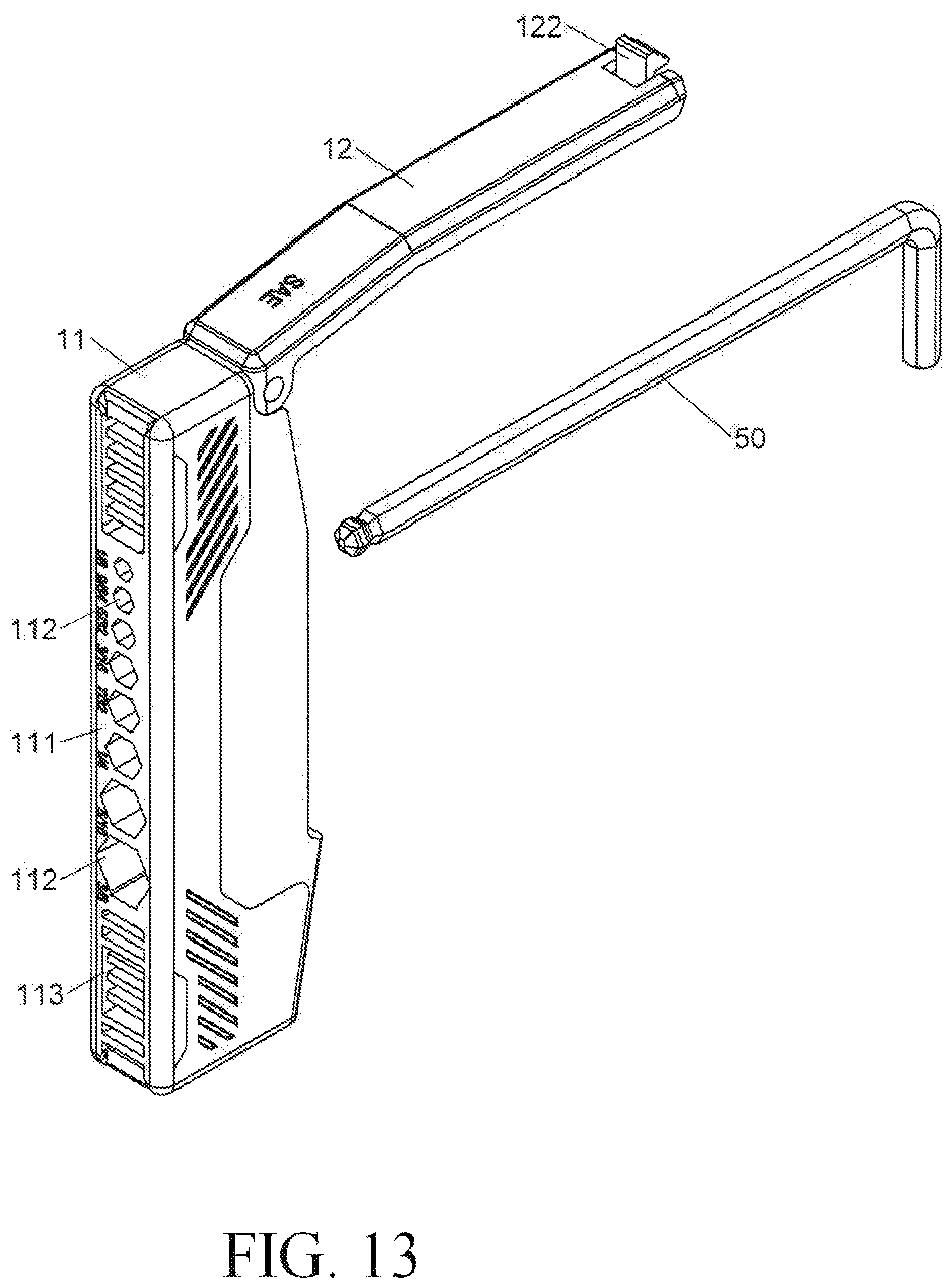 Patent US12311525 Figure 9 – Hand tool holder structure