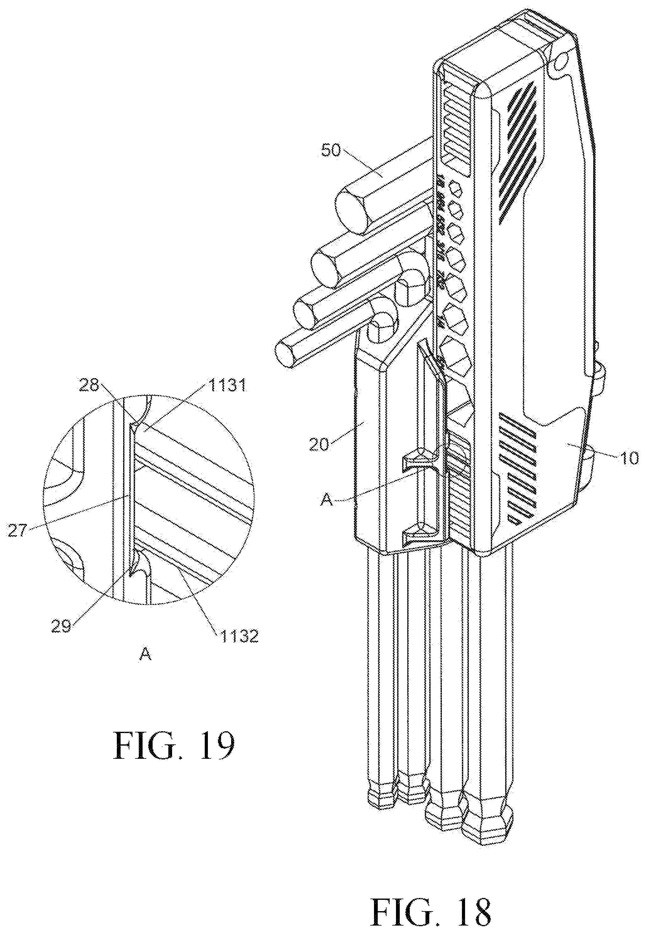 Patent US12311525 Figure 14 – Hand tool holder structure