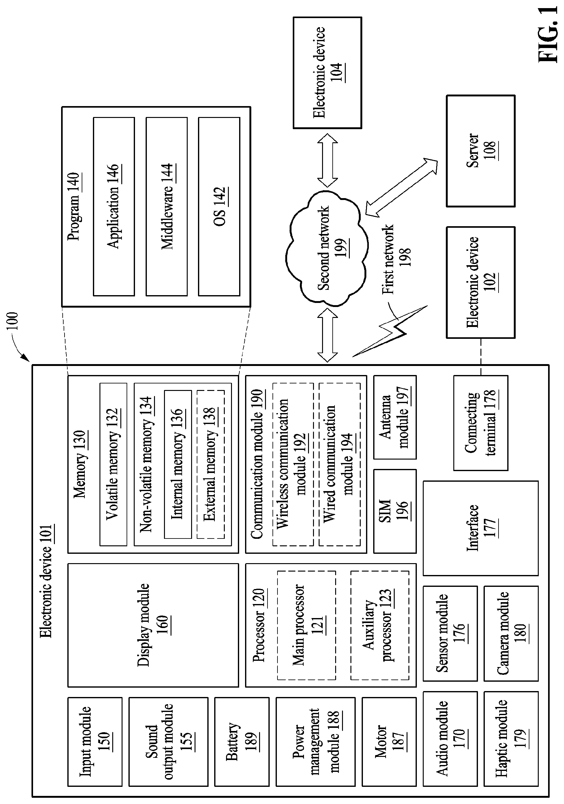 Patent US12311528 Figure 1 – Device and method of protecting item based on serving order