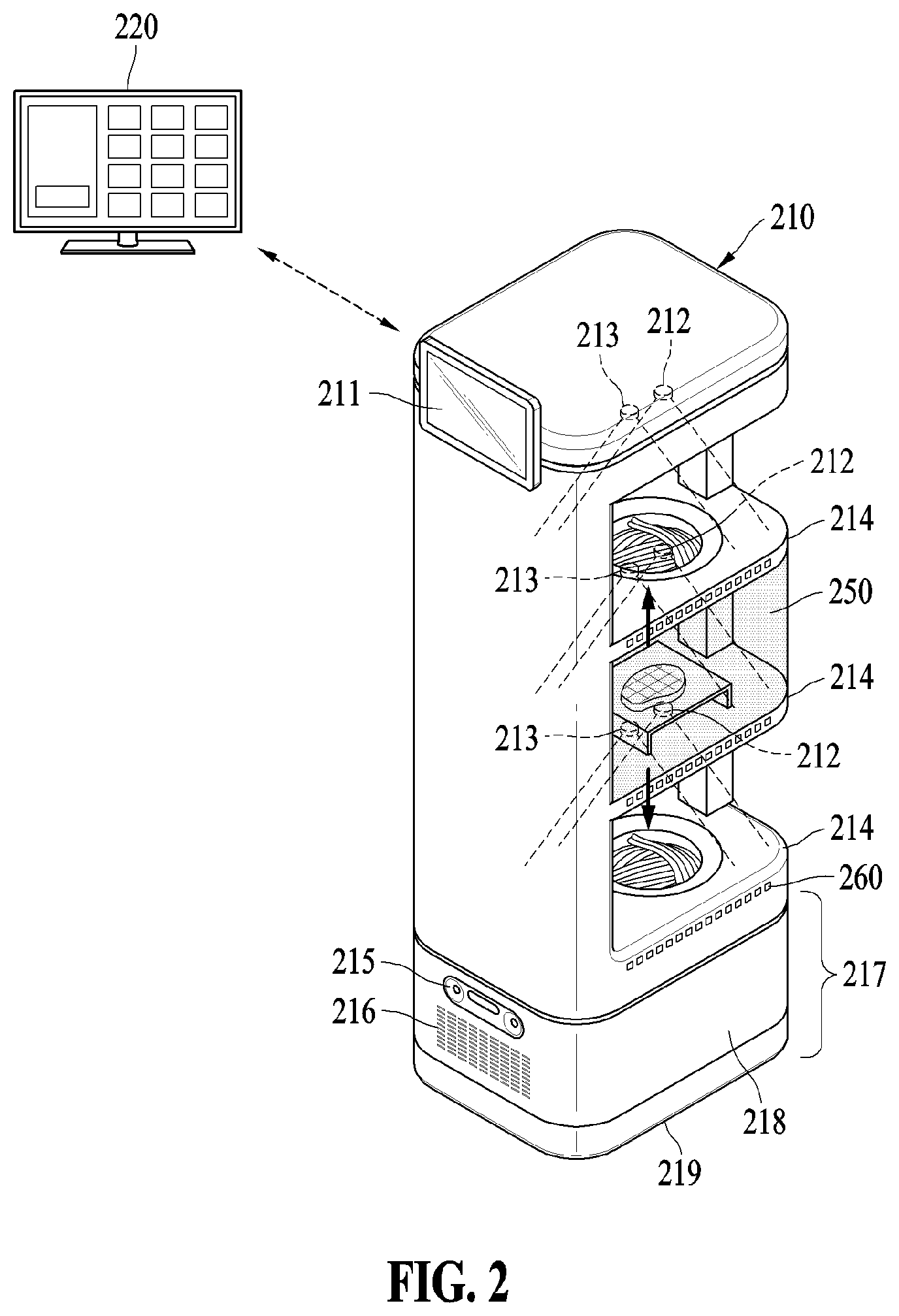 Patent US12311528 Figure 2 – Device and method of protecting item based on serving order