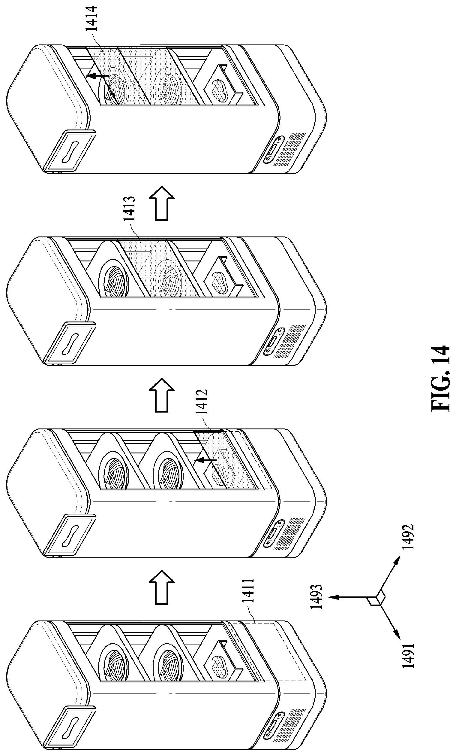 Patent US12311528 Figure 14 – Device and method of protecting item based on serving order
