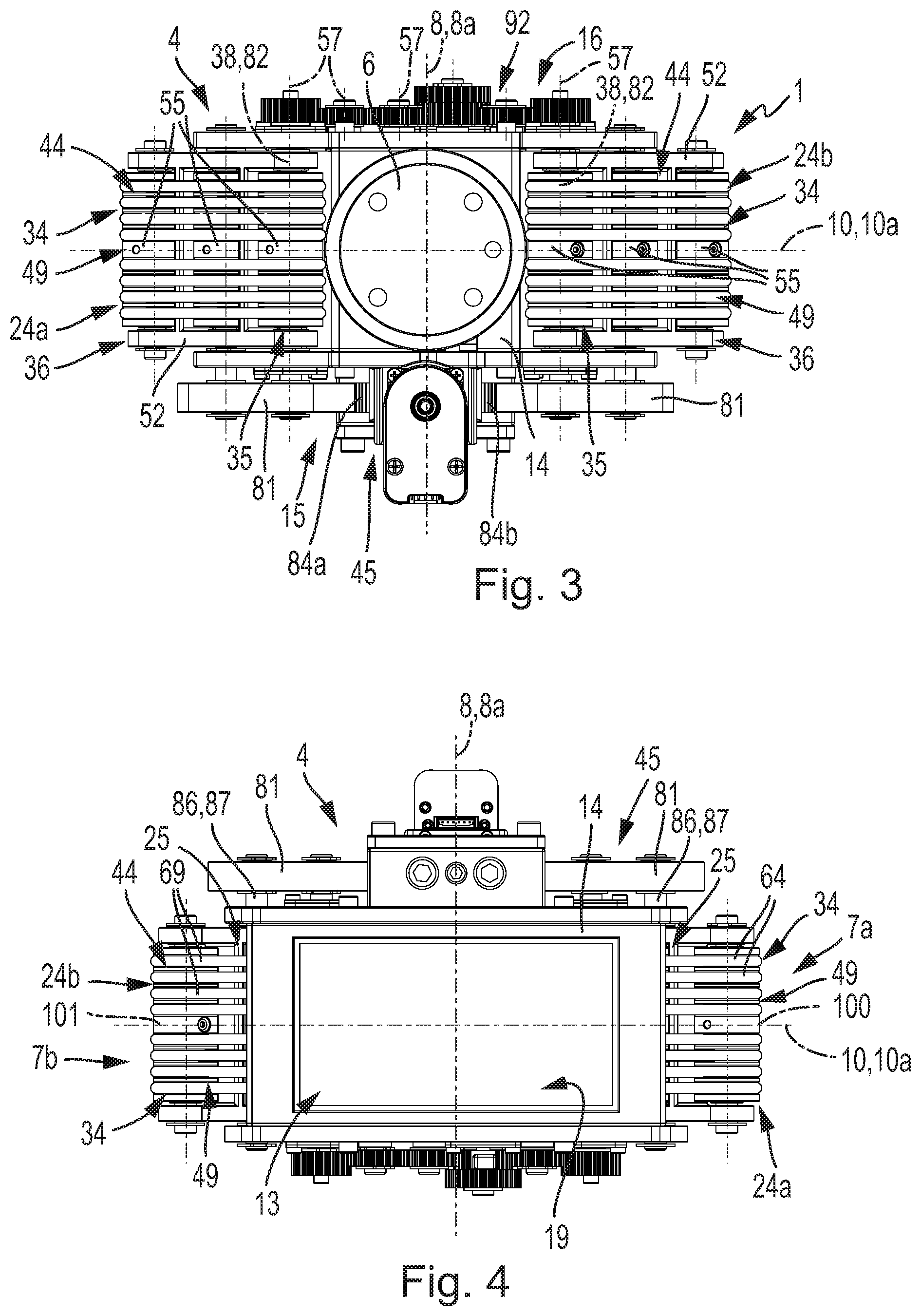 Patent US12311534 Figure 2 – Manipulating device and method for operation thereof