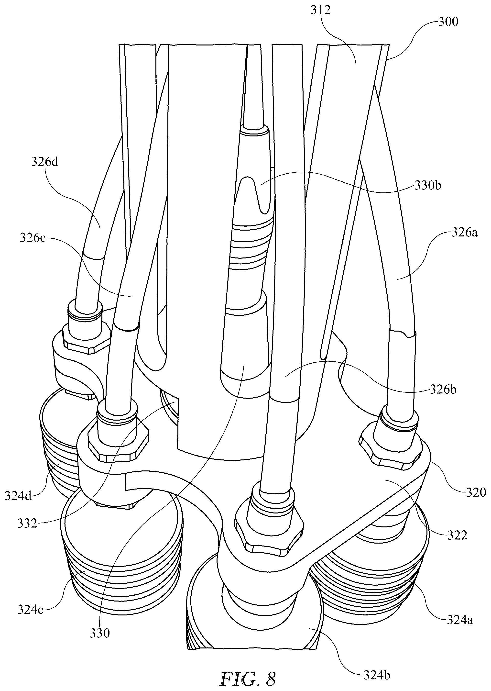 Patent US12311536 Figure 8 – Vacuum-based end effector, system, and method for detecting parcel engagement and classifying parcels using audio