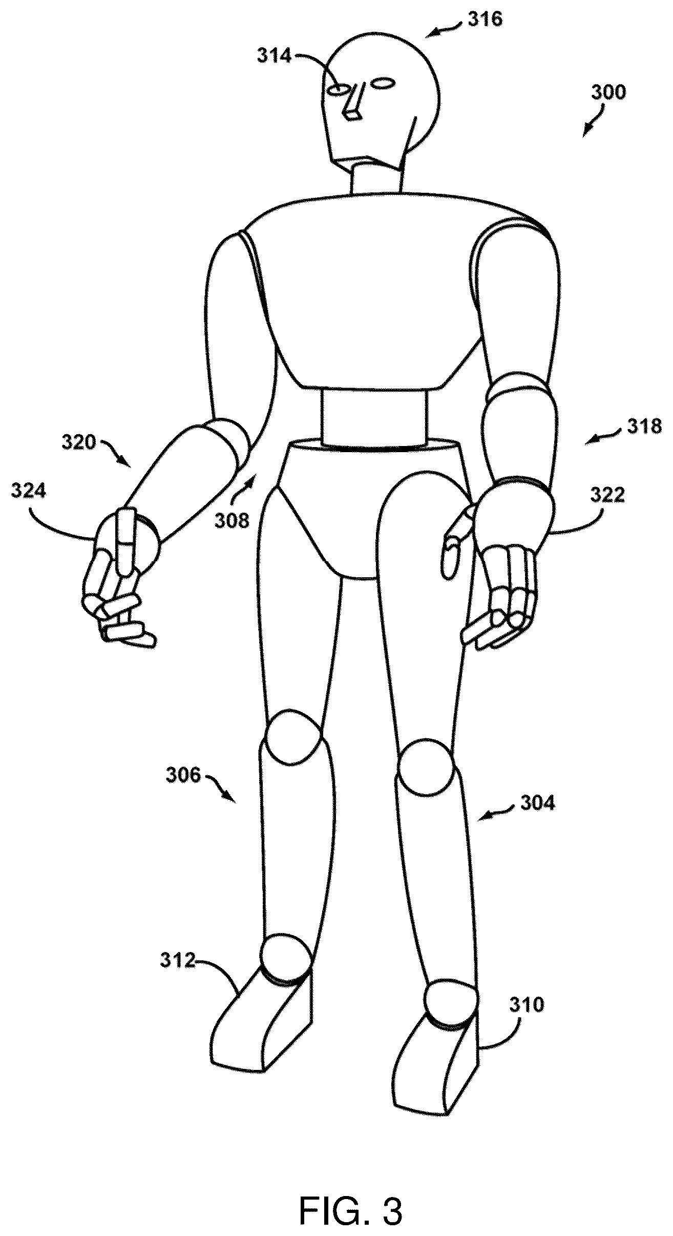Patent US12311543 Figure 3 – Systems and methods for controlling movements of robotic actuators