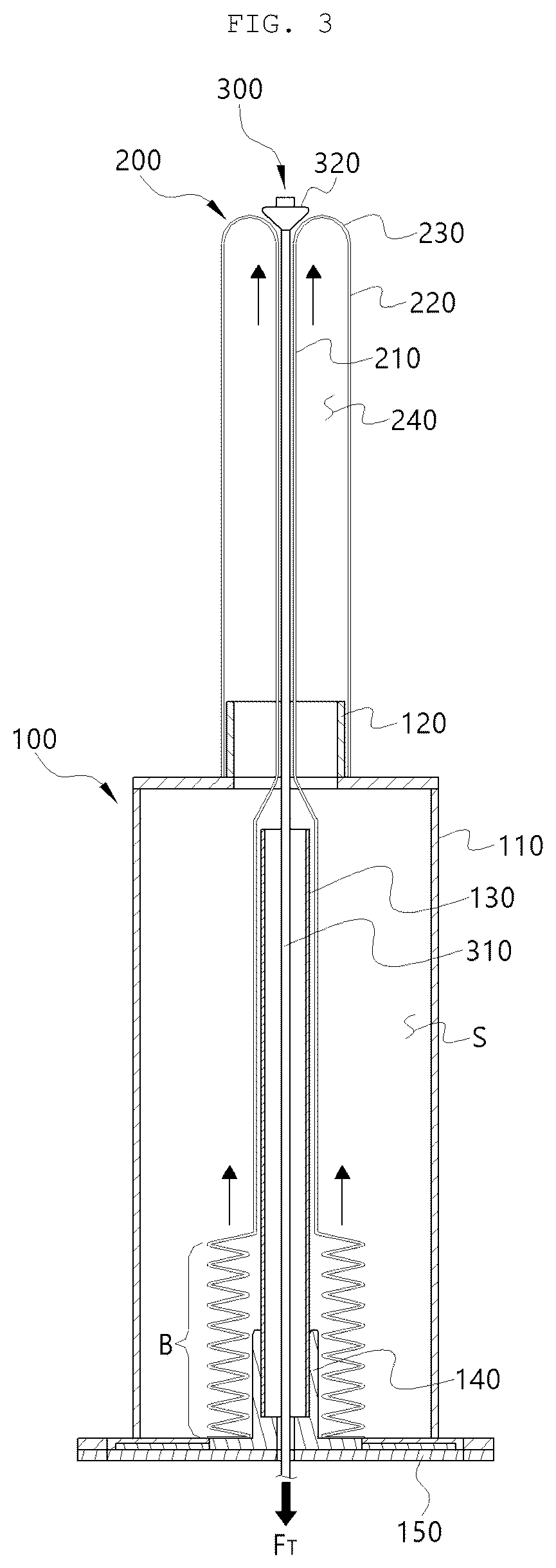 Patent US12311544 Figure 3 – Soft growing robot having folding type growing unit