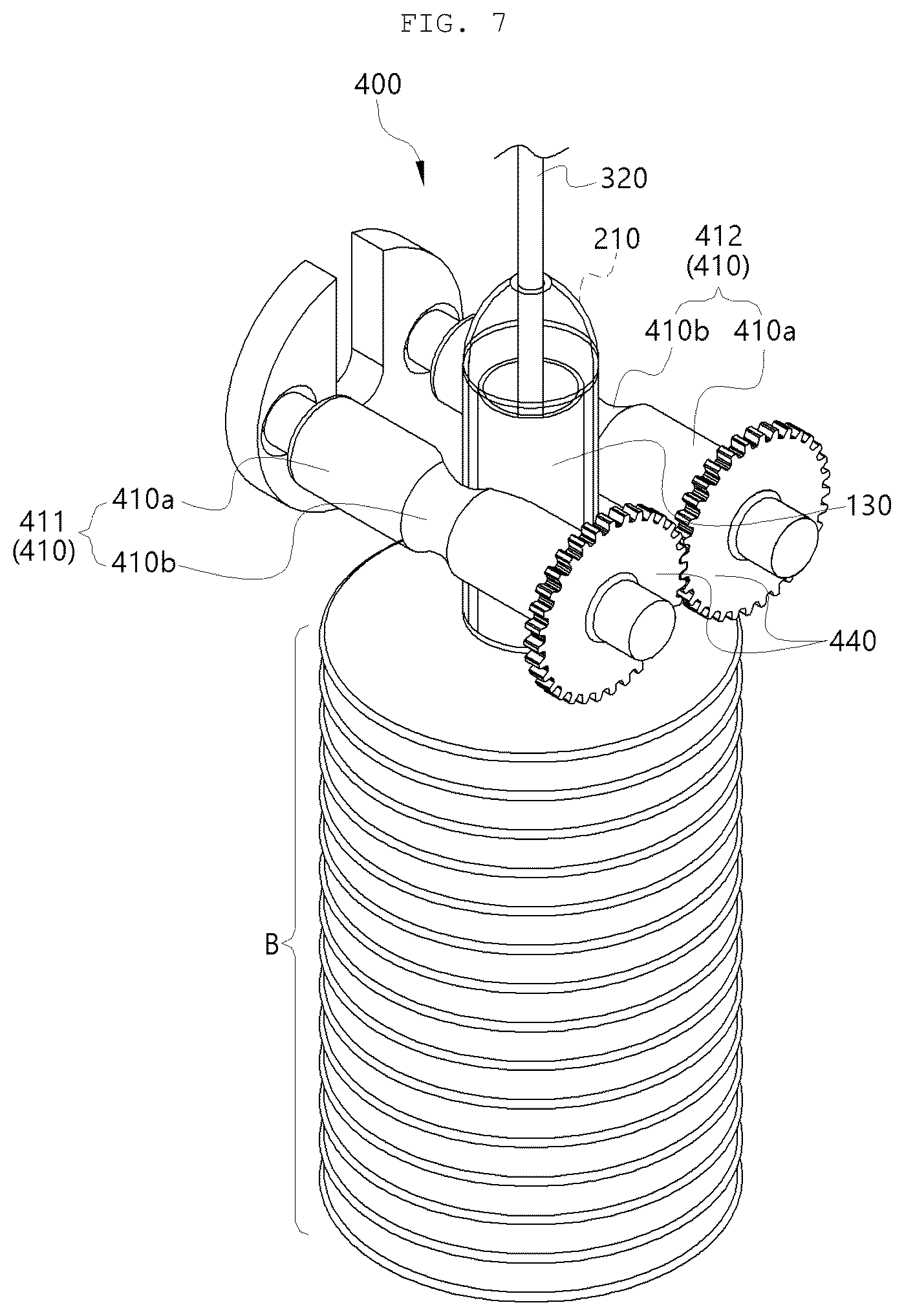 Patent US12311544 Figure 7 – Soft growing robot having folding type growing unit