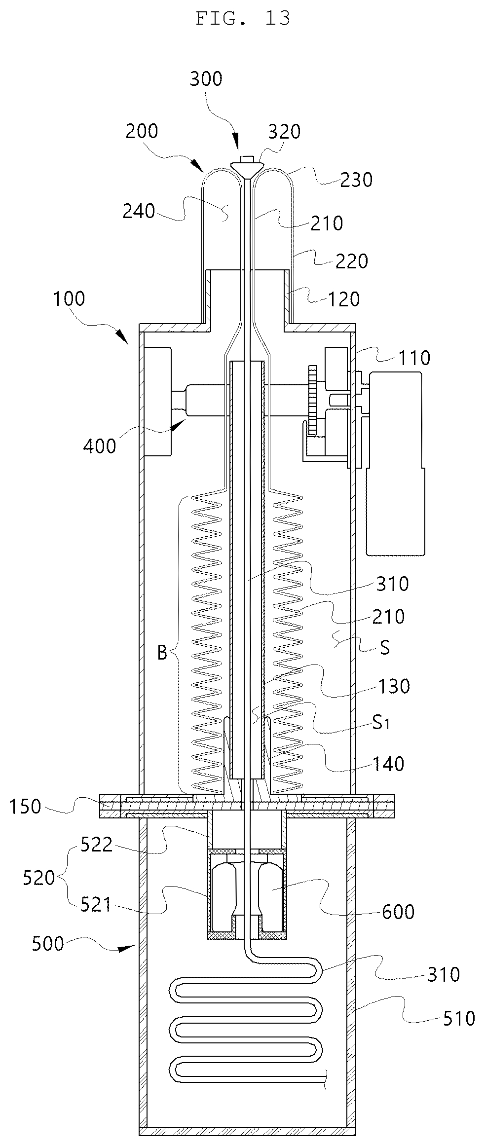Patent US12311544 Figure 13 – Soft growing robot having folding type growing unit