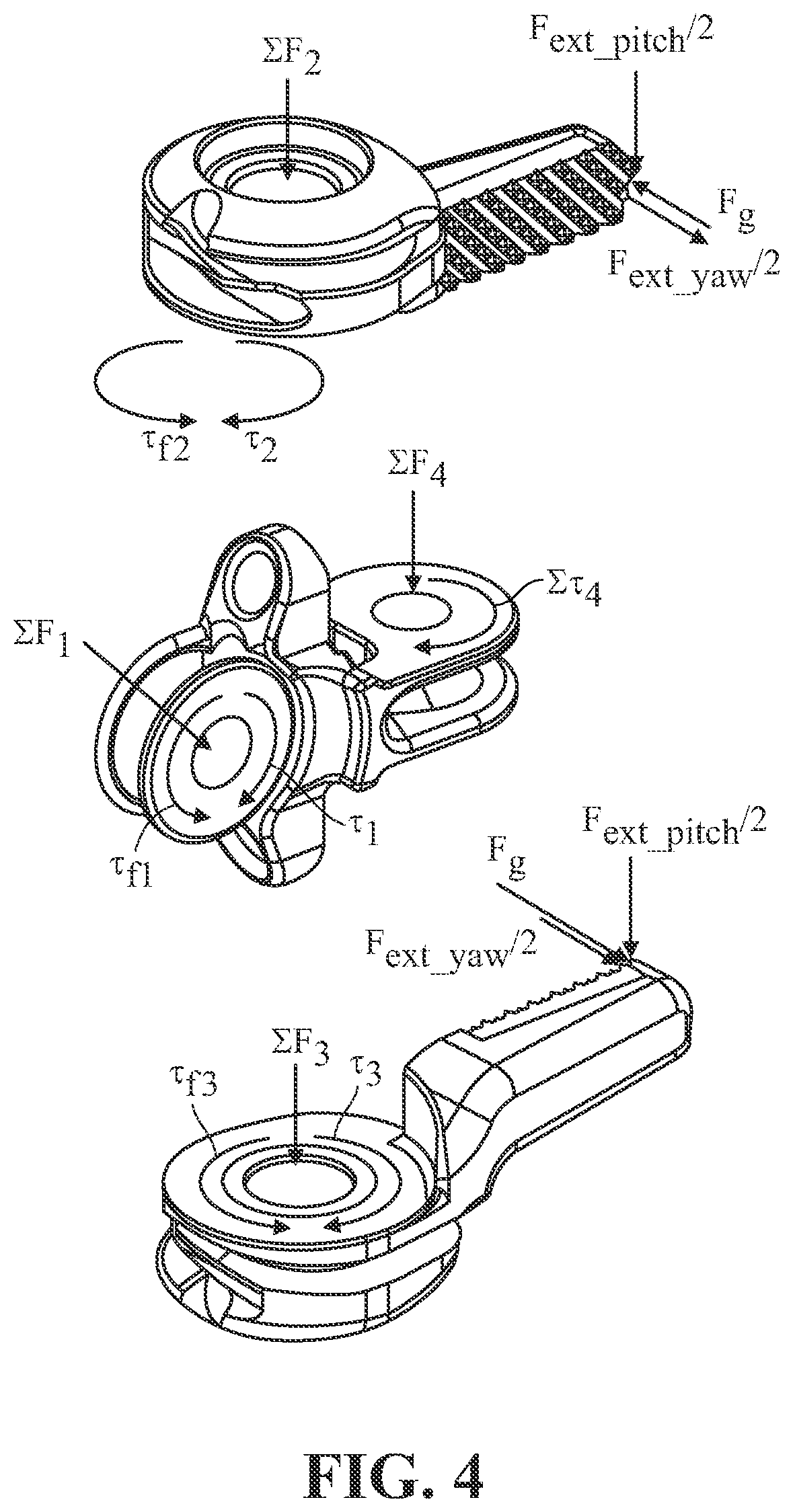 Patent US12311548 Figure 4 – Estimating joint friction and tracking error of a robotics end effector