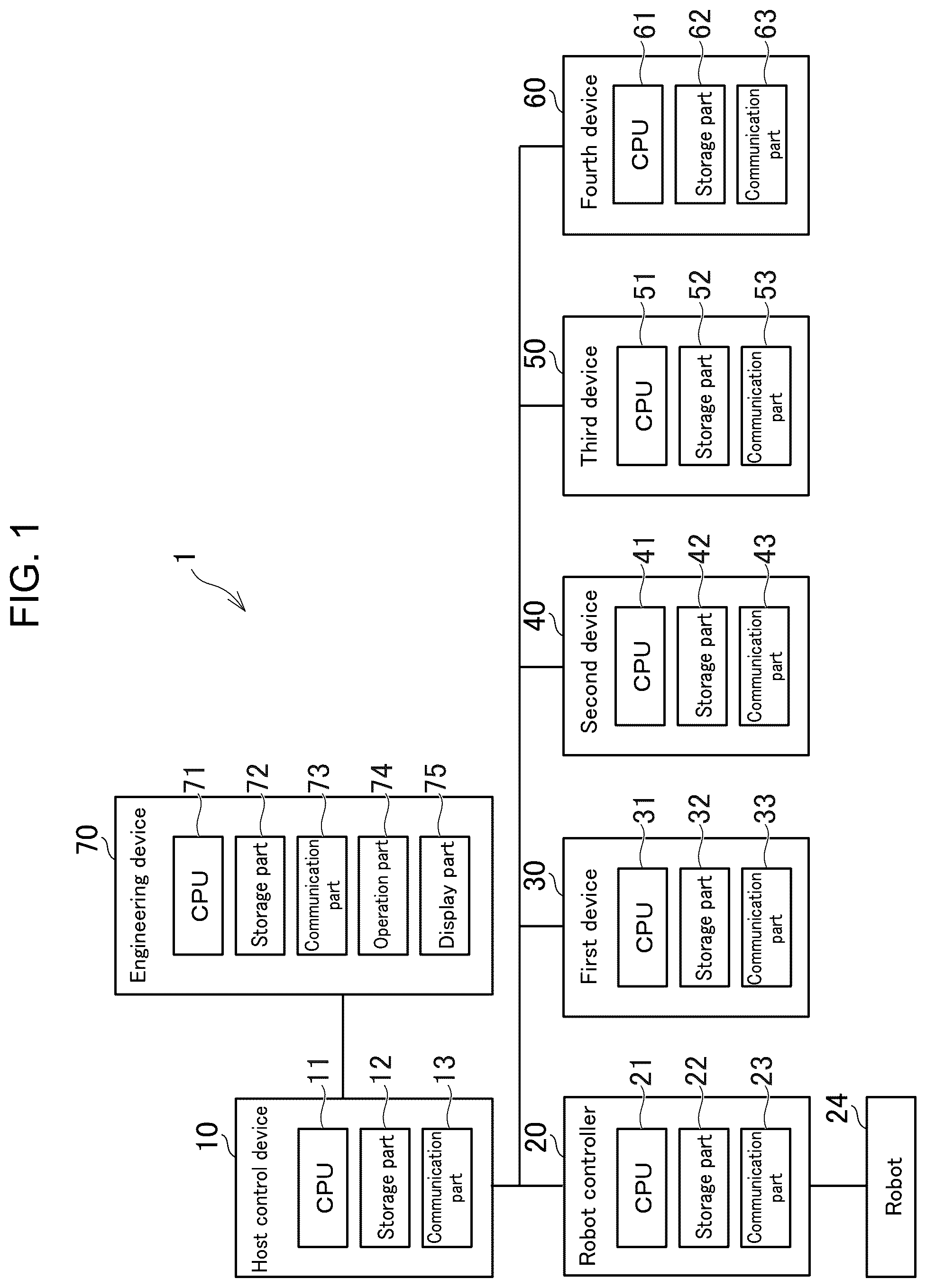 Patent US12311556 Figure 1 – Control system, production method, and program