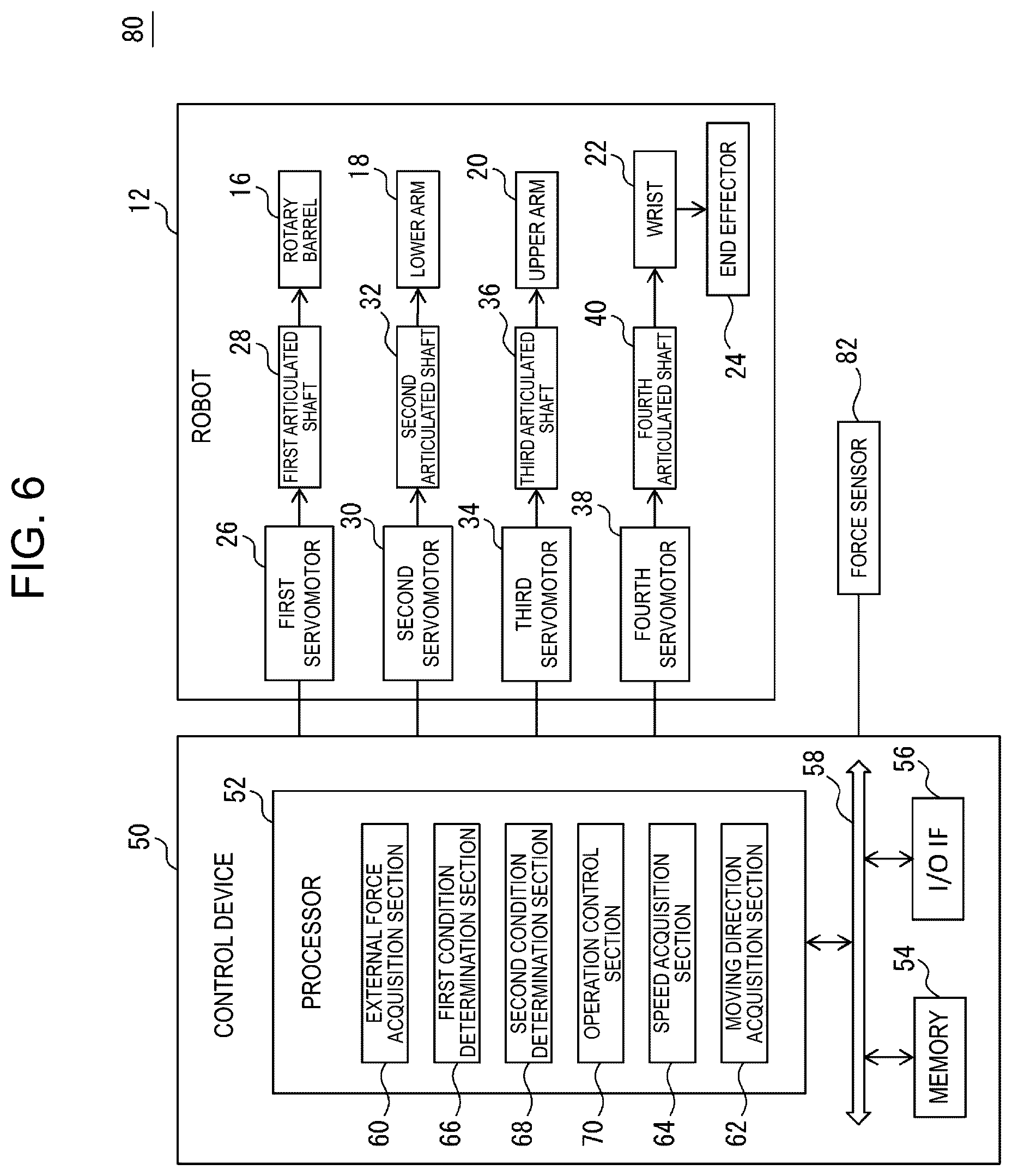 Patent US12311558 Figure 6 – Robot control device, robot system, and robot control method