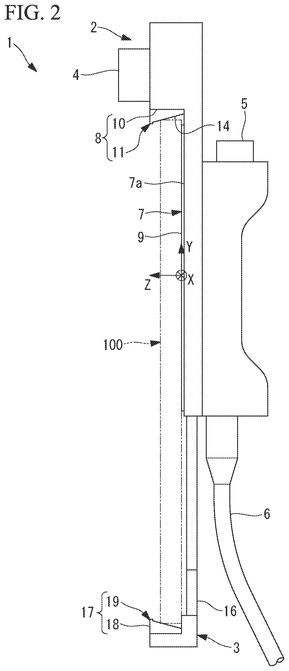 Patent US12311559 Figure 2 – Safety switch device