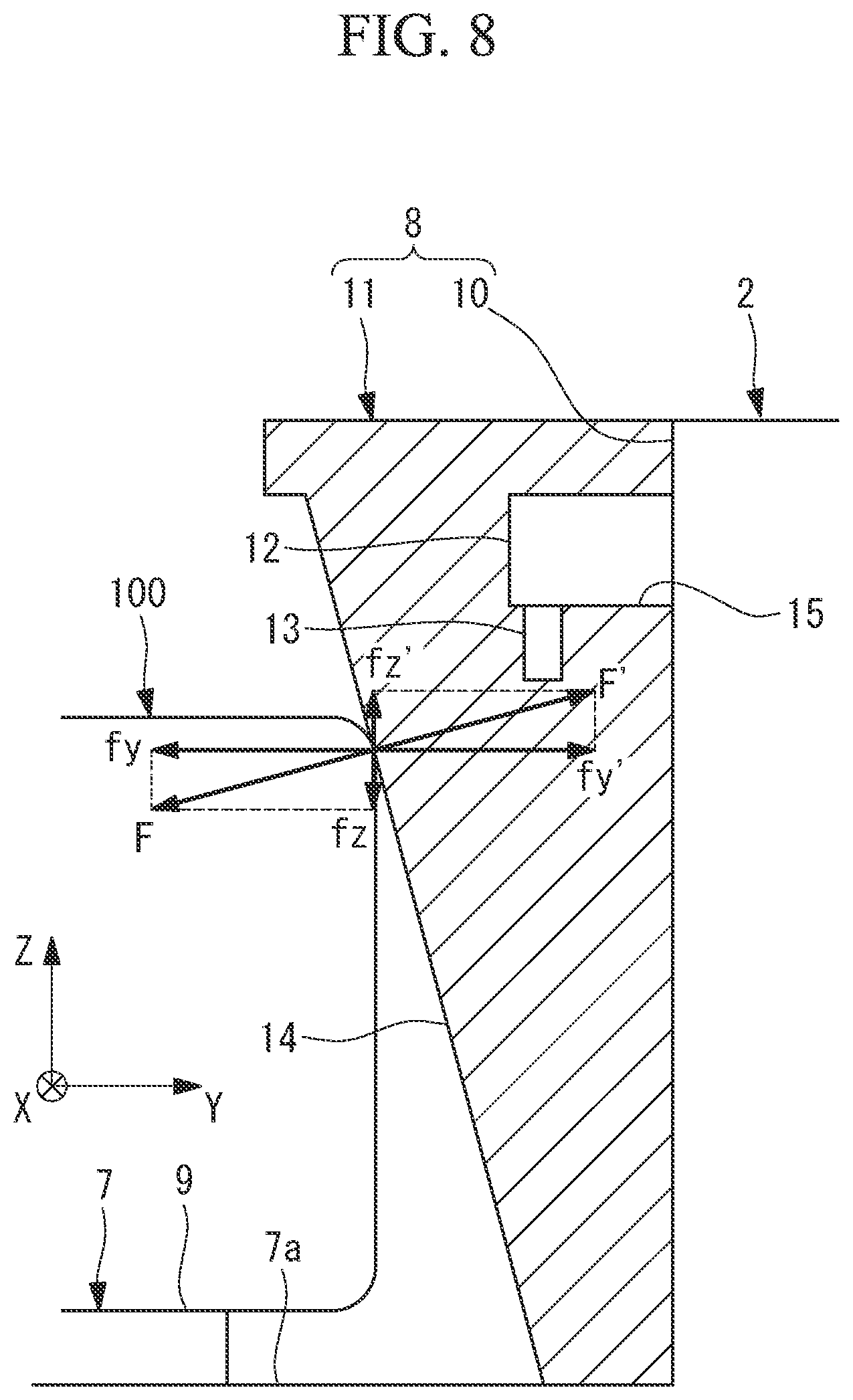 Patent US12311559 Figure 8 – Safety switch device