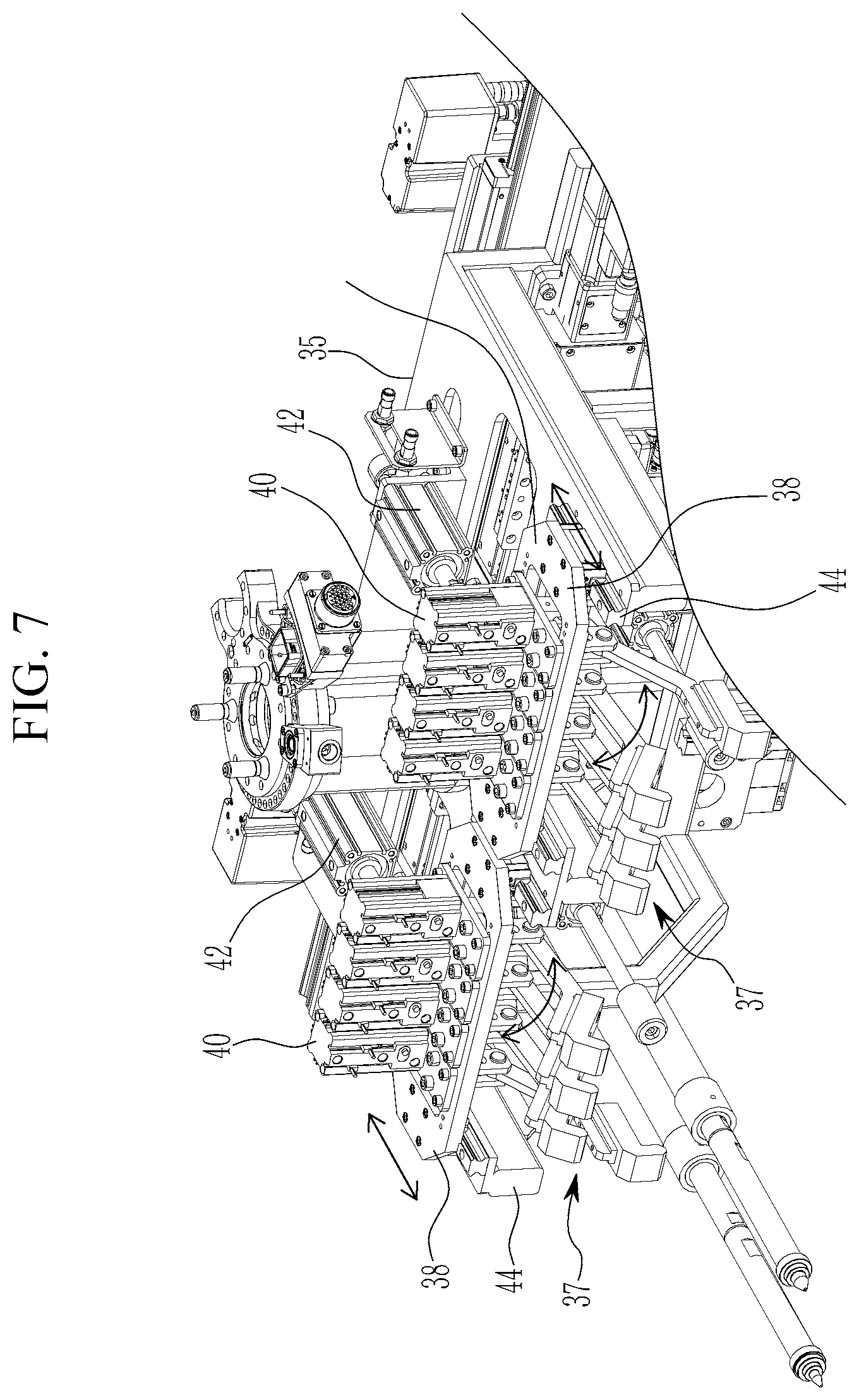 Patent US12311561 Figure 7 – Automated system for mounting front-end module for vehicle