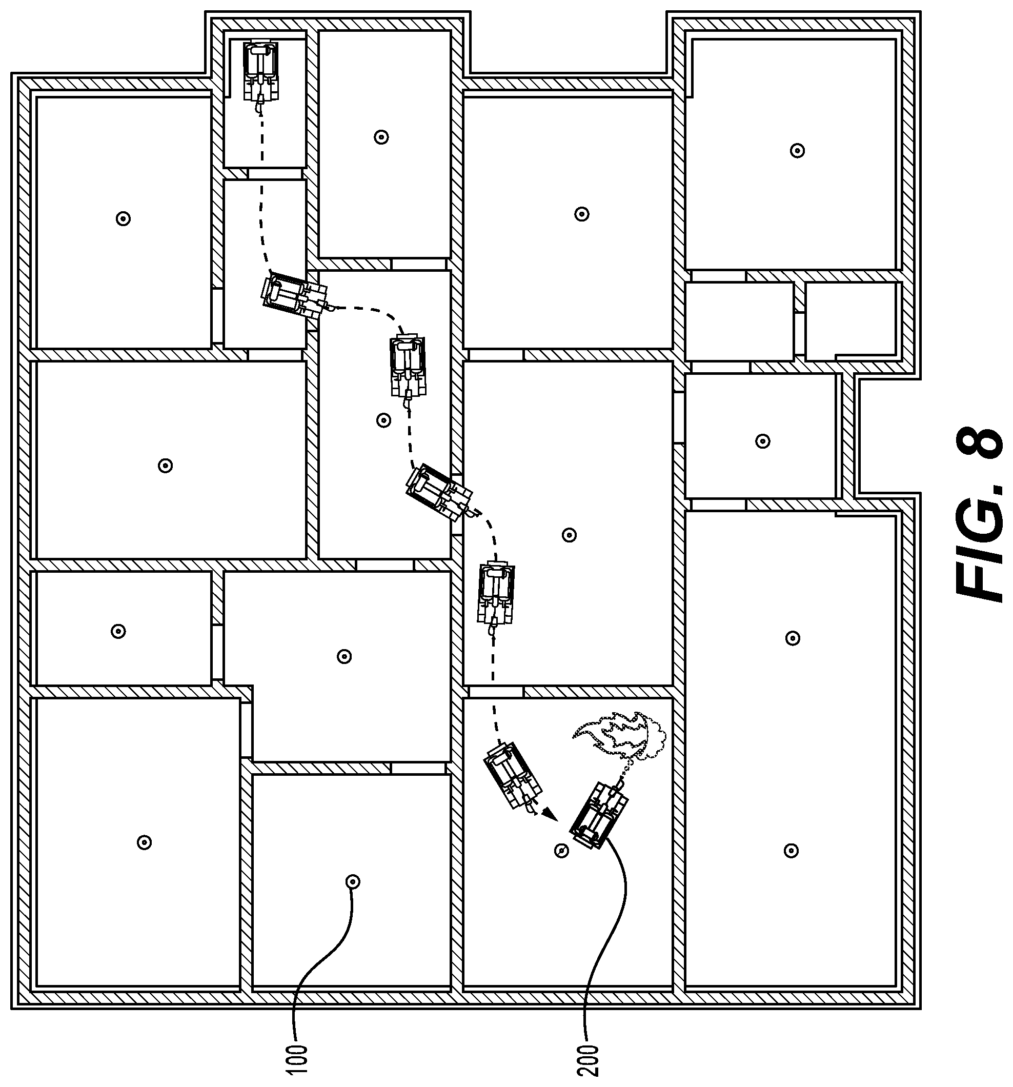 Patent US12311562 Figure 7 – Firefighter robotic system