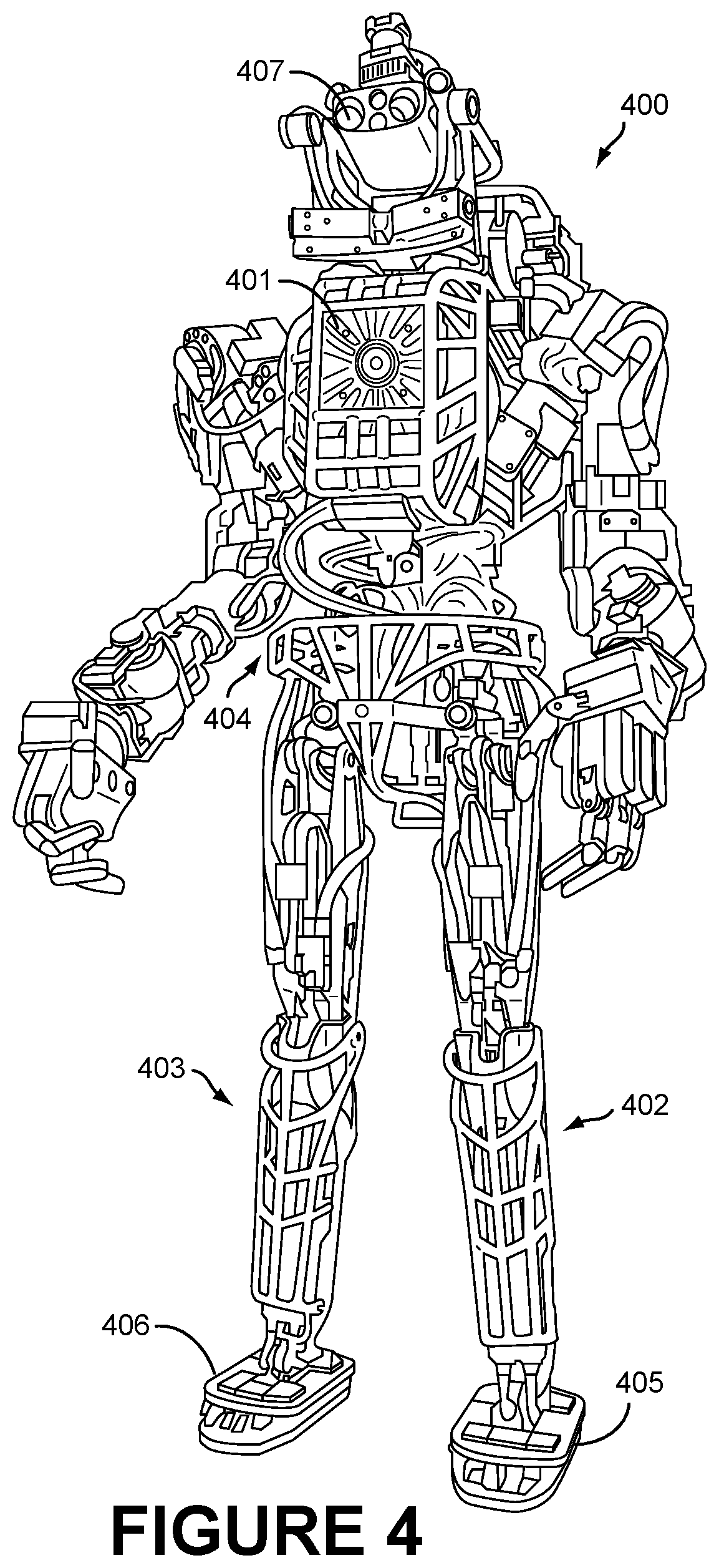 Patent US12311563 Figure 4 – Braking and regeneration control in a legged robot