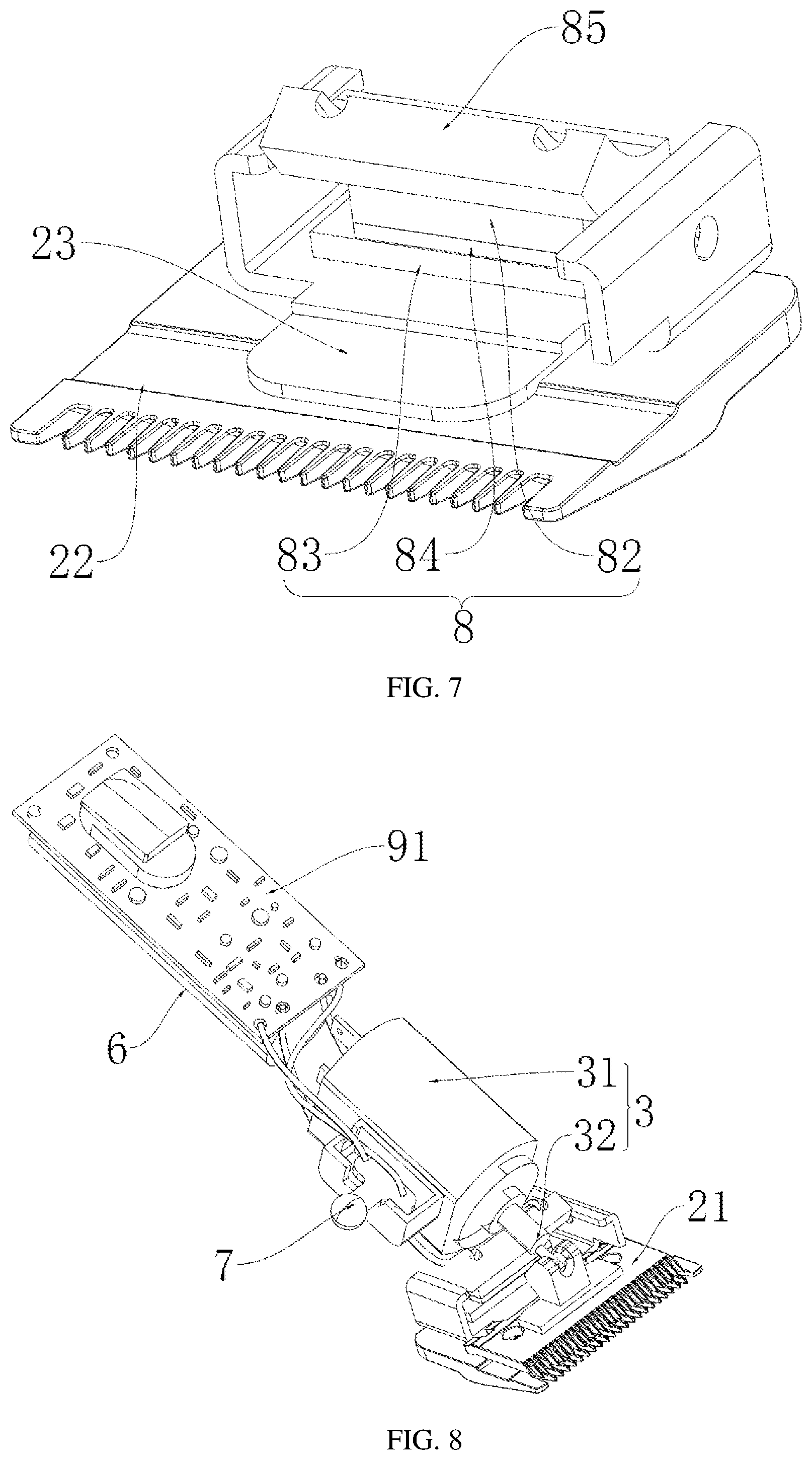 Patent US12311564 Figure 4 – Electric hair clipper with temperature changing function