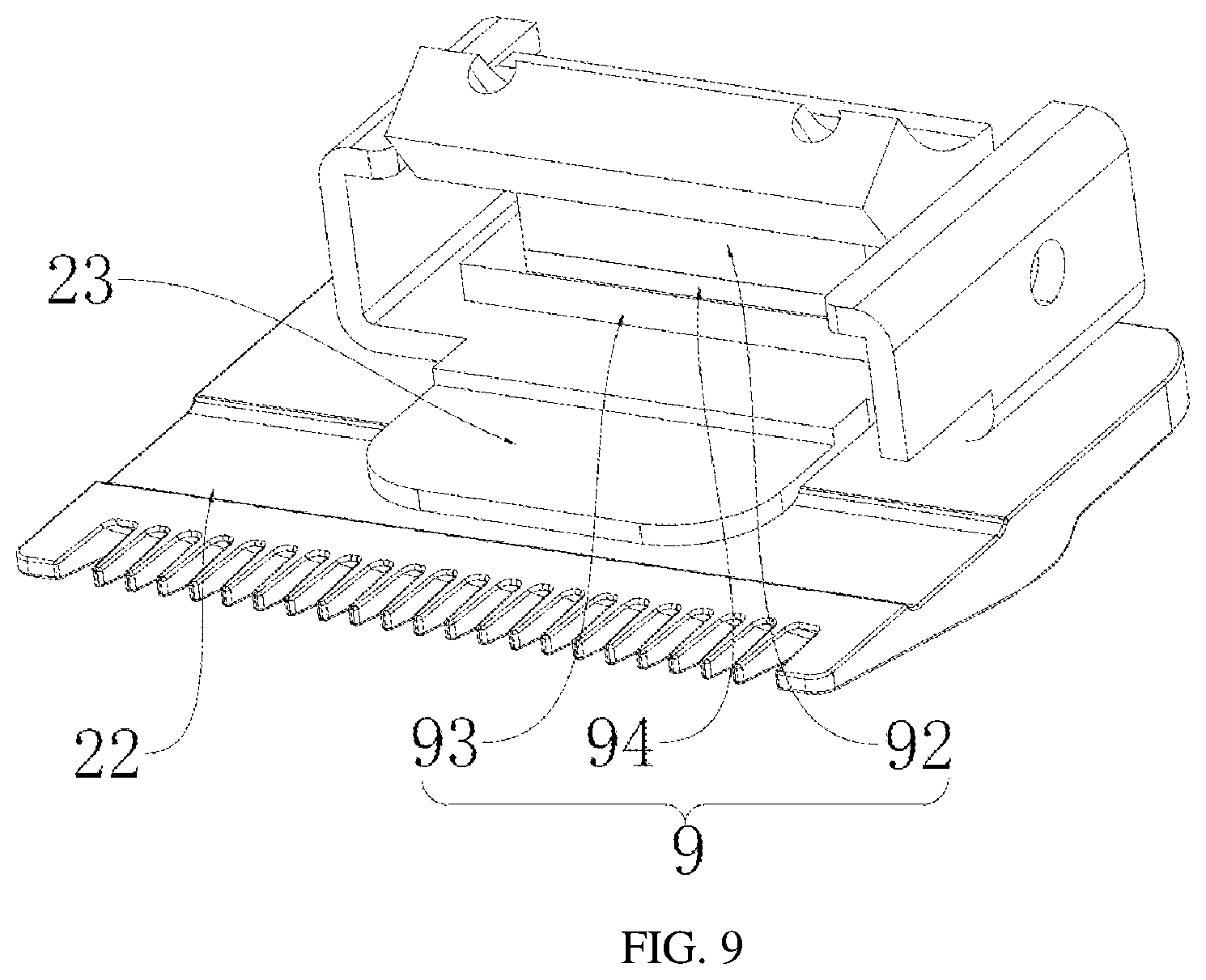 Patent US12311564 Figure 5 – Electric hair clipper with temperature changing function