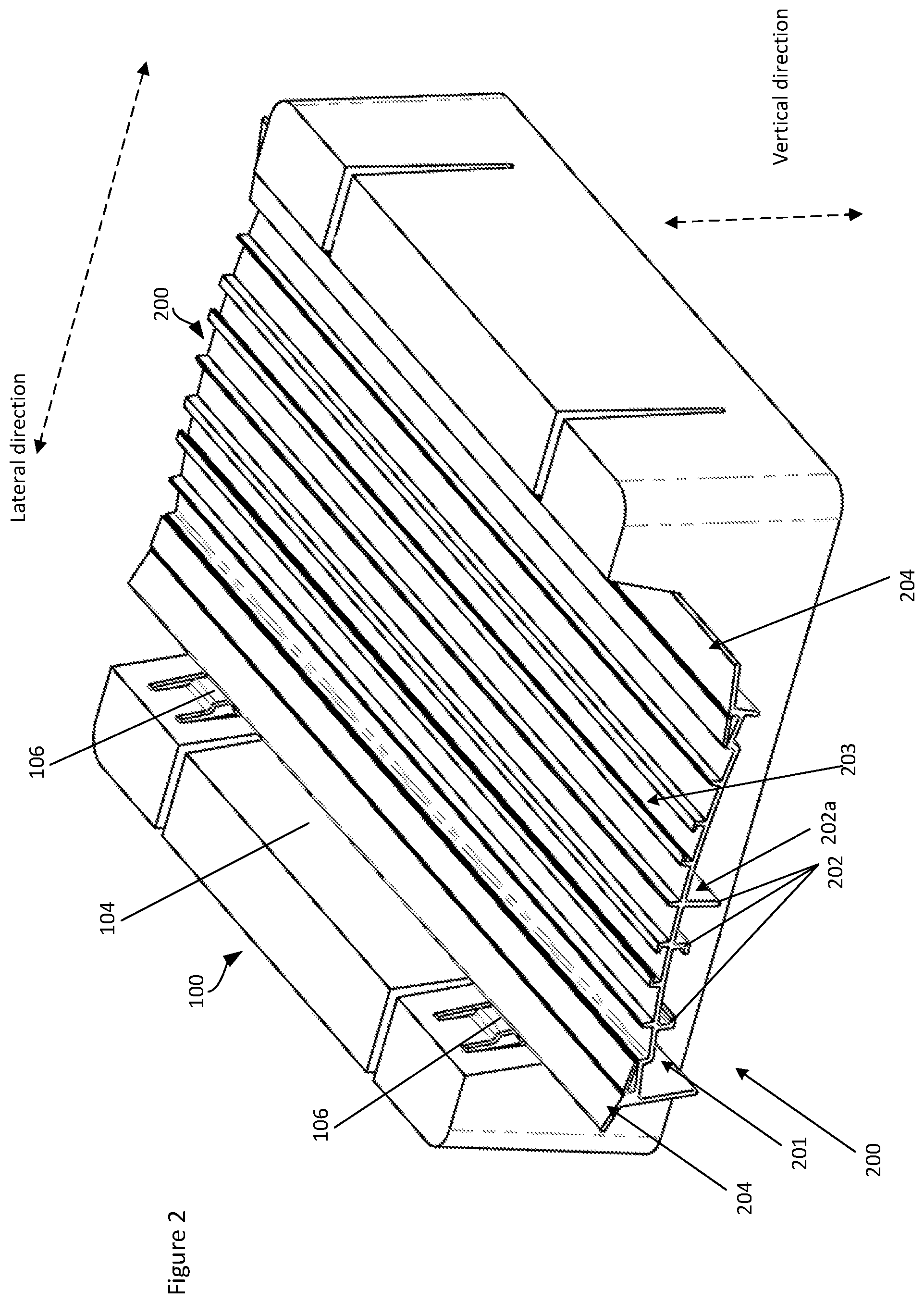 Patent US12311566 Figure 2 – Support for cutting a linear product
