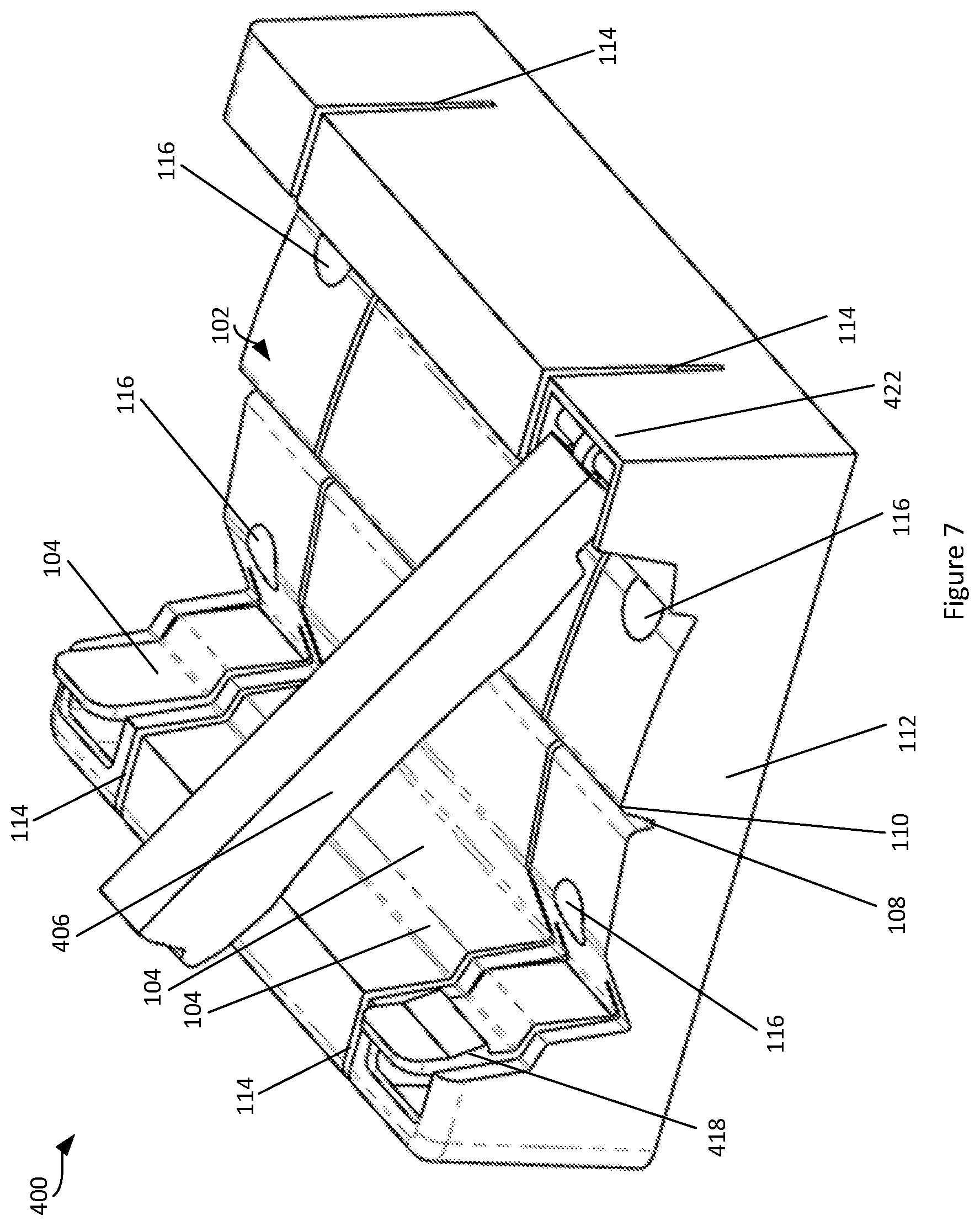 Patent US12311566 Figure 7 – Support for cutting a linear product