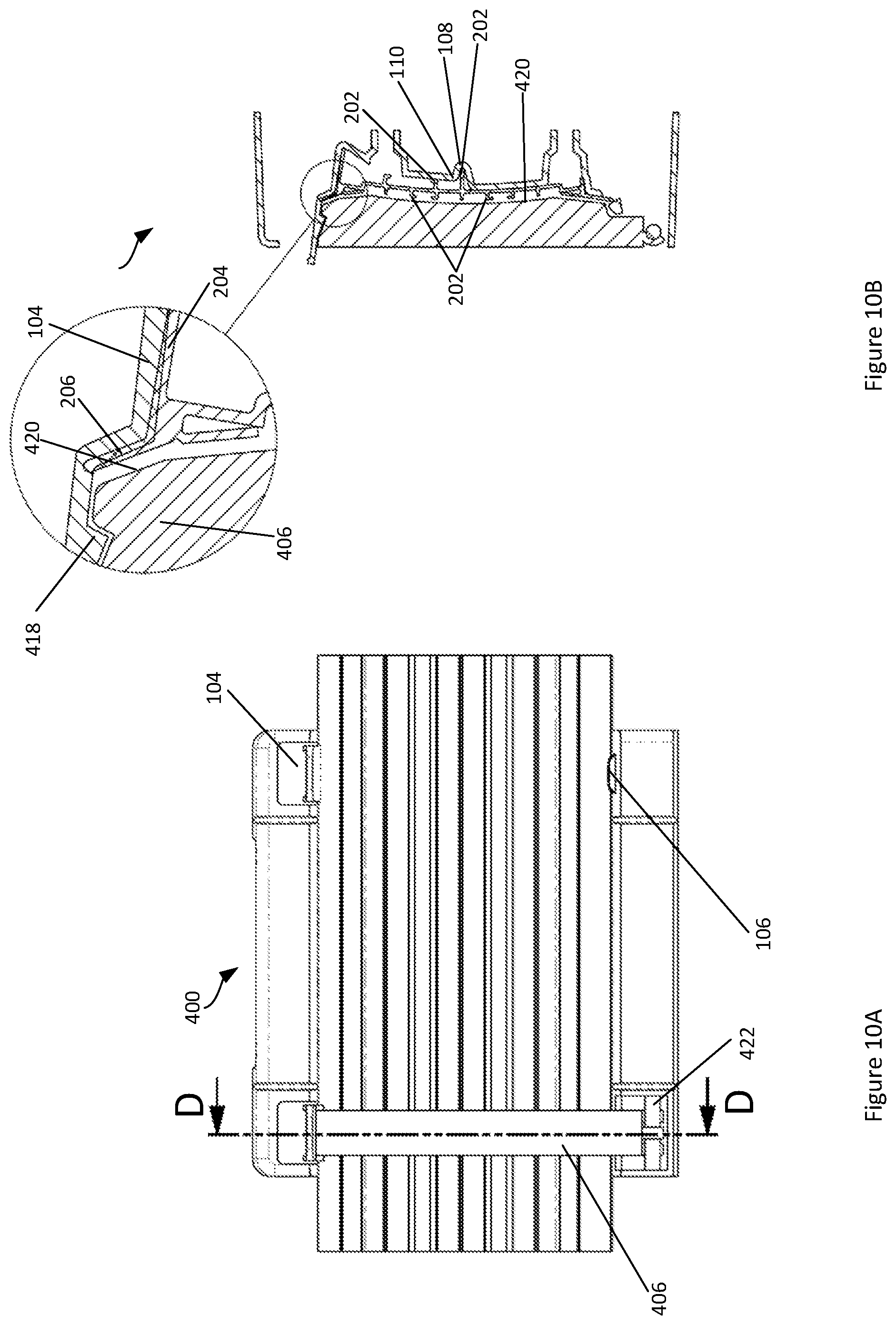 Patent US12311566 Figure 10 – Support for cutting a linear product