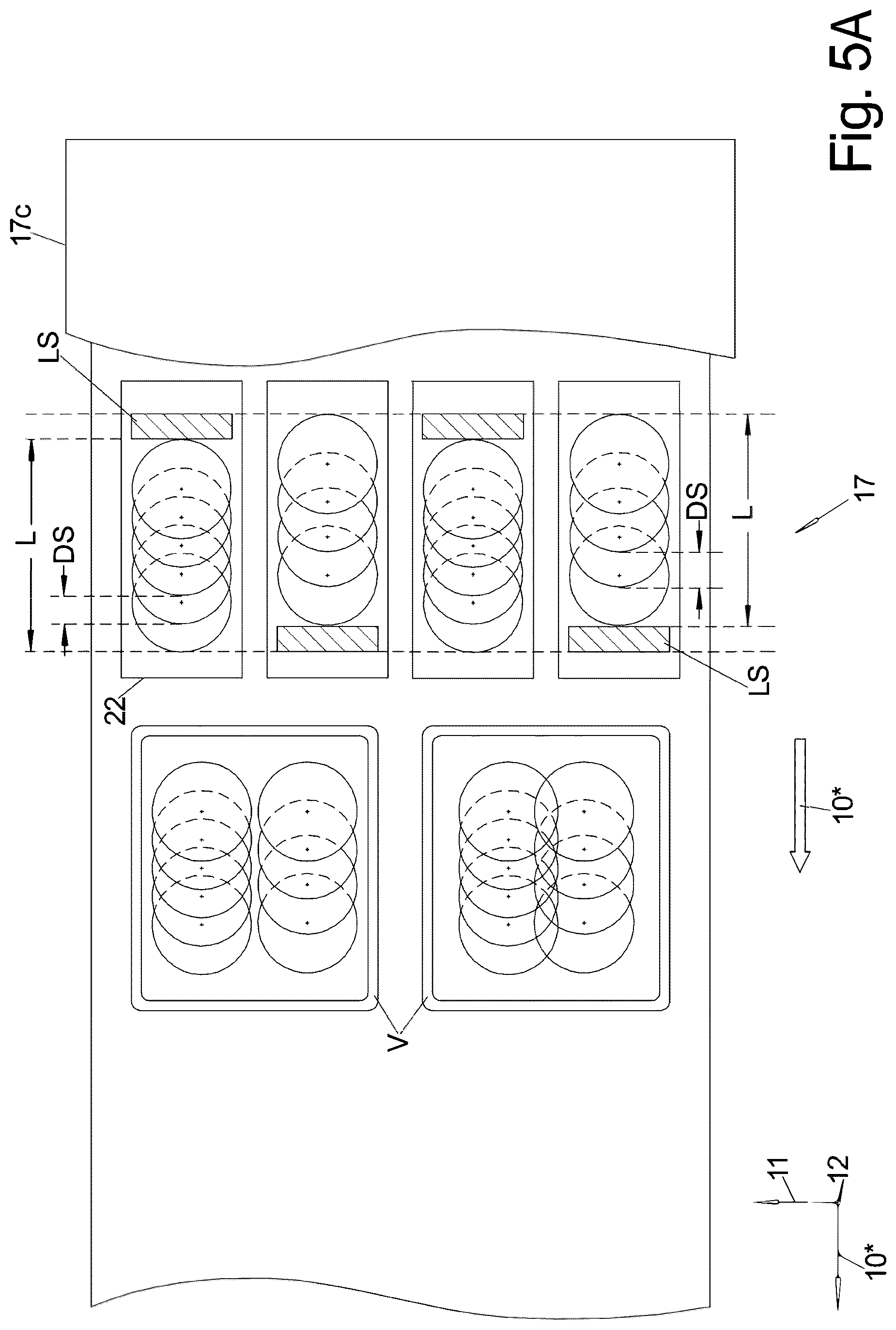 Patent US12311568 Figure 10 – Method for the parallel production of shingled portions with different number of slices and suitable slicing machine