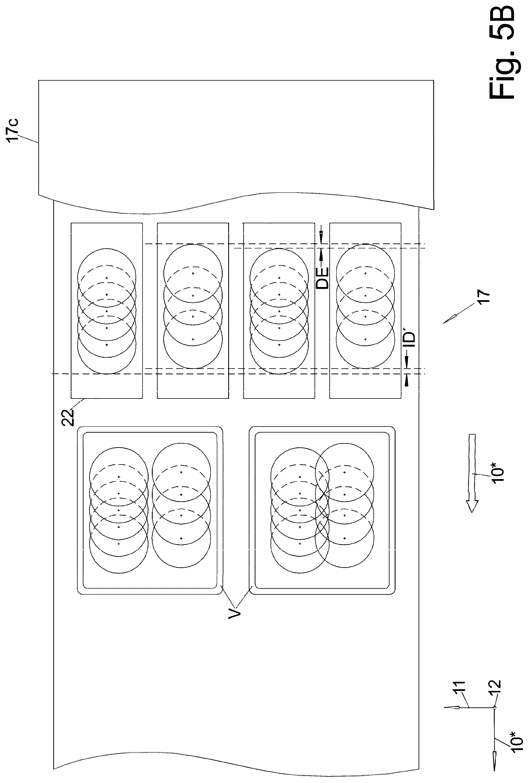 Patent US12311568 Figure 11 – Method for the parallel production of shingled portions with different number of slices and suitable slicing machine