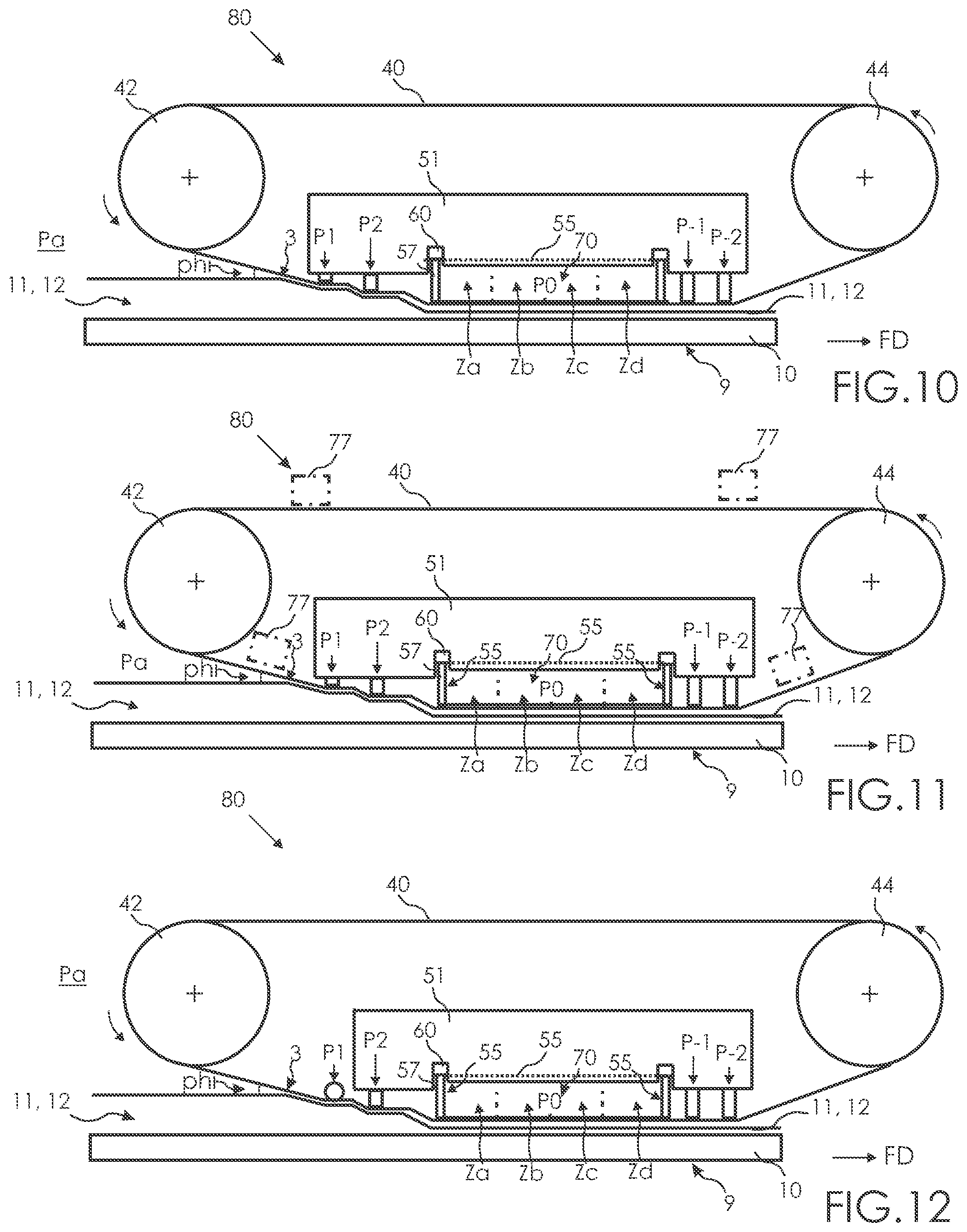 Patent US12311572 Figure 6 – Methods and arrangements for continuous manufacture of building panels