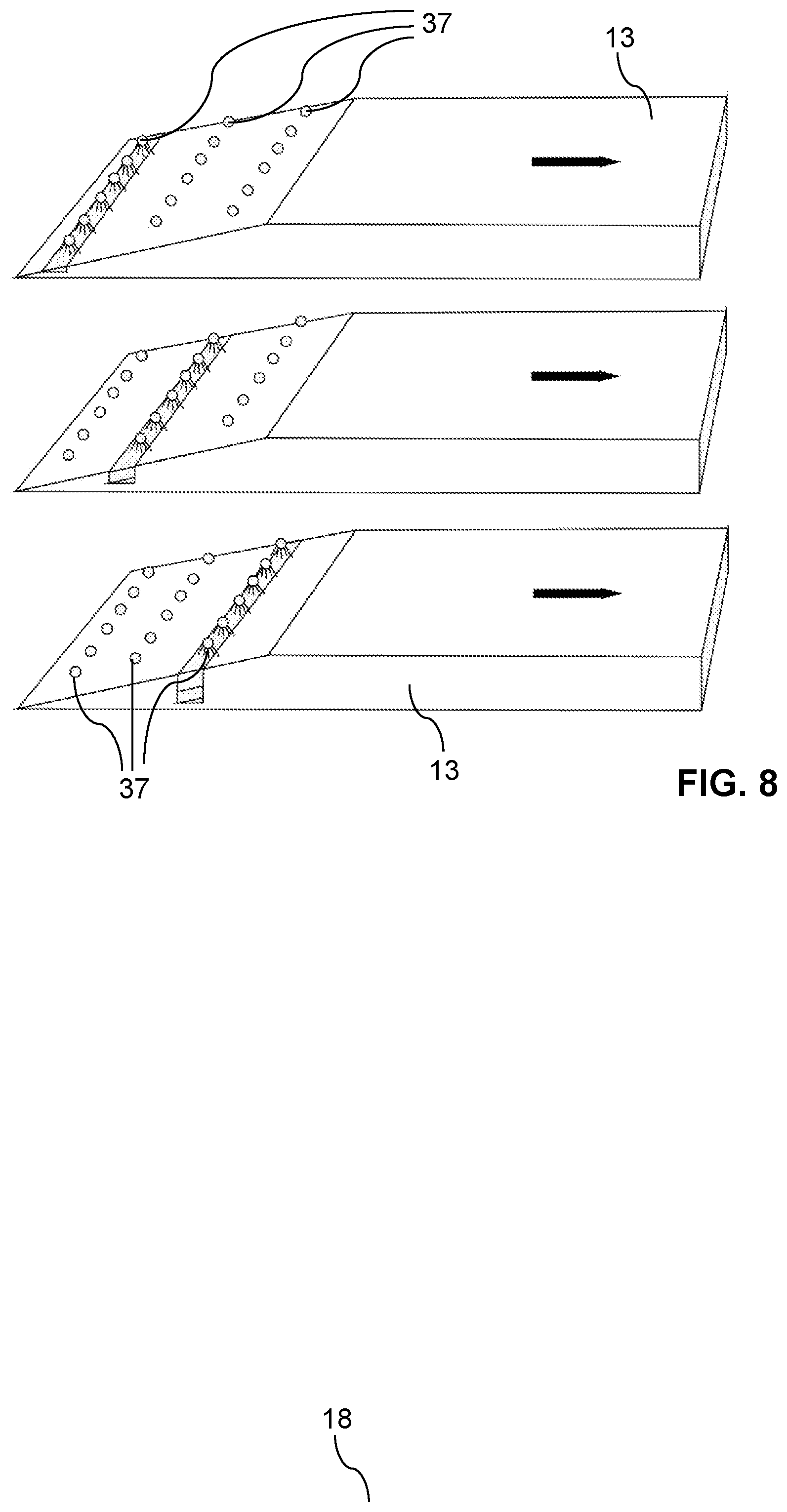 Patent US12311573 Figure 5 – Method and apparatus for producing a board for production of panels, board for production of panels, method and apparatus for producing panels, and panel producible by the method