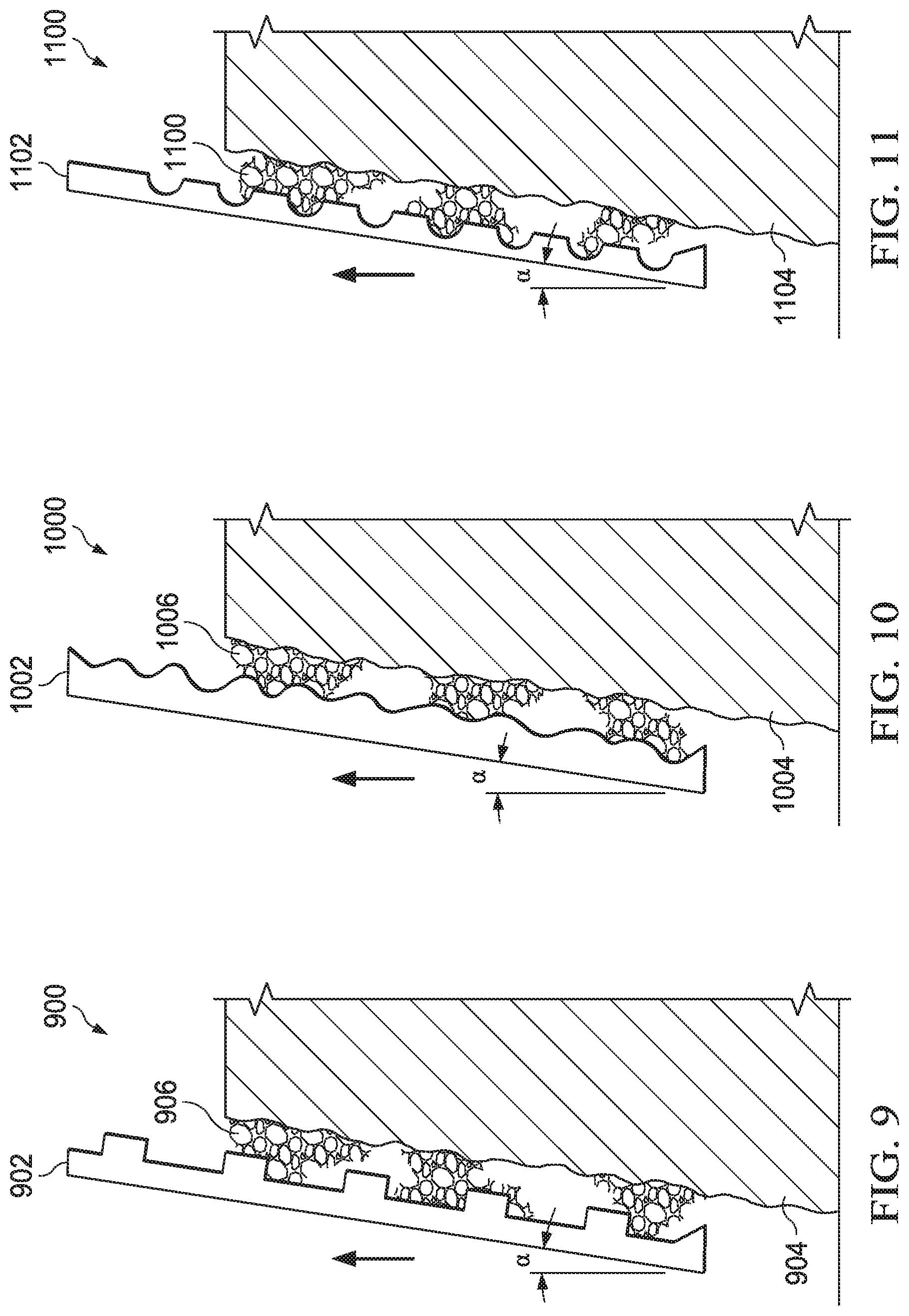 Patent US12311575 Figure 9 – Apparatus for making a masonry block with a roughened surface