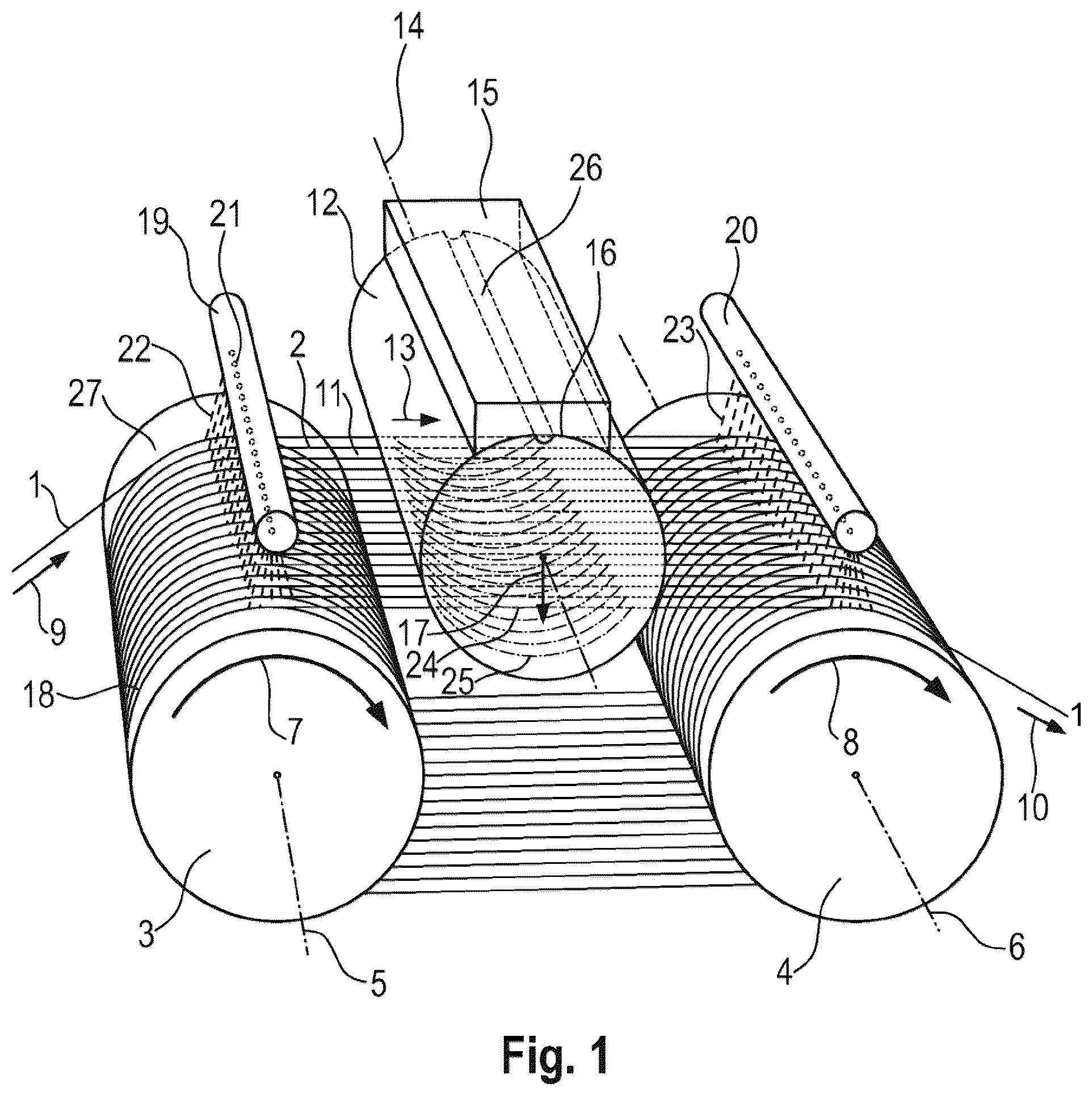 Patent US12311577 Figure 1 – Method and apparatus for simultaneously slicing a multiplicity of slices from a workpiece