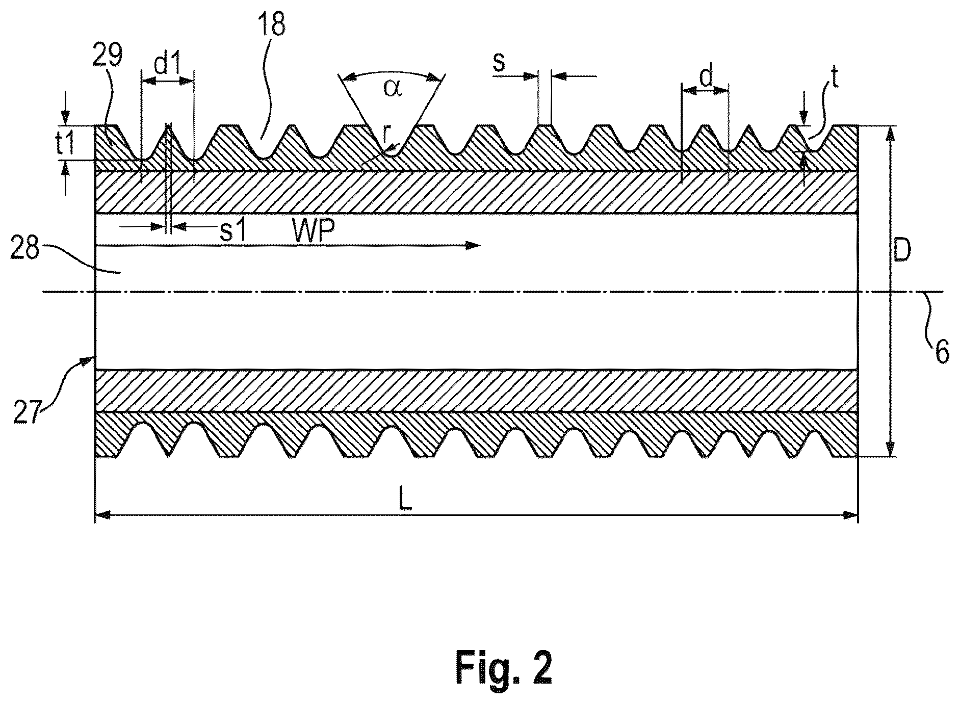 Patent US12311577 Figure 2 – Method and apparatus for simultaneously slicing a multiplicity of slices from a workpiece