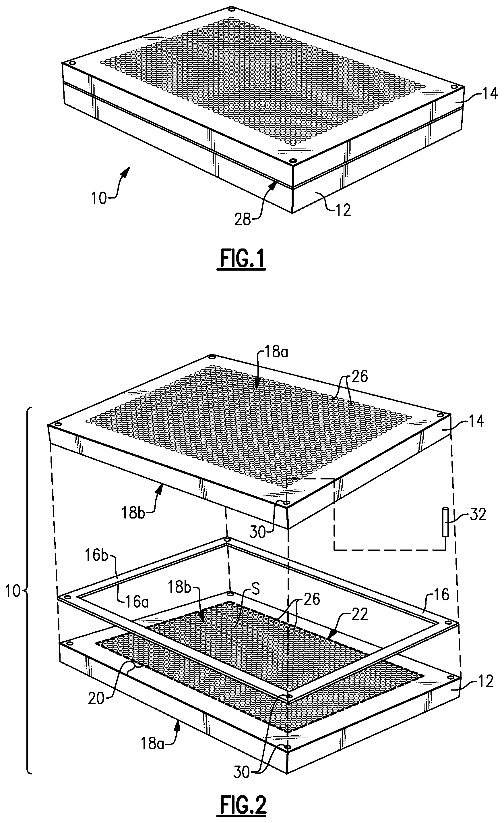 Patent US12311578 Figure 1 – Edge-sealed fixture for processing CMC
