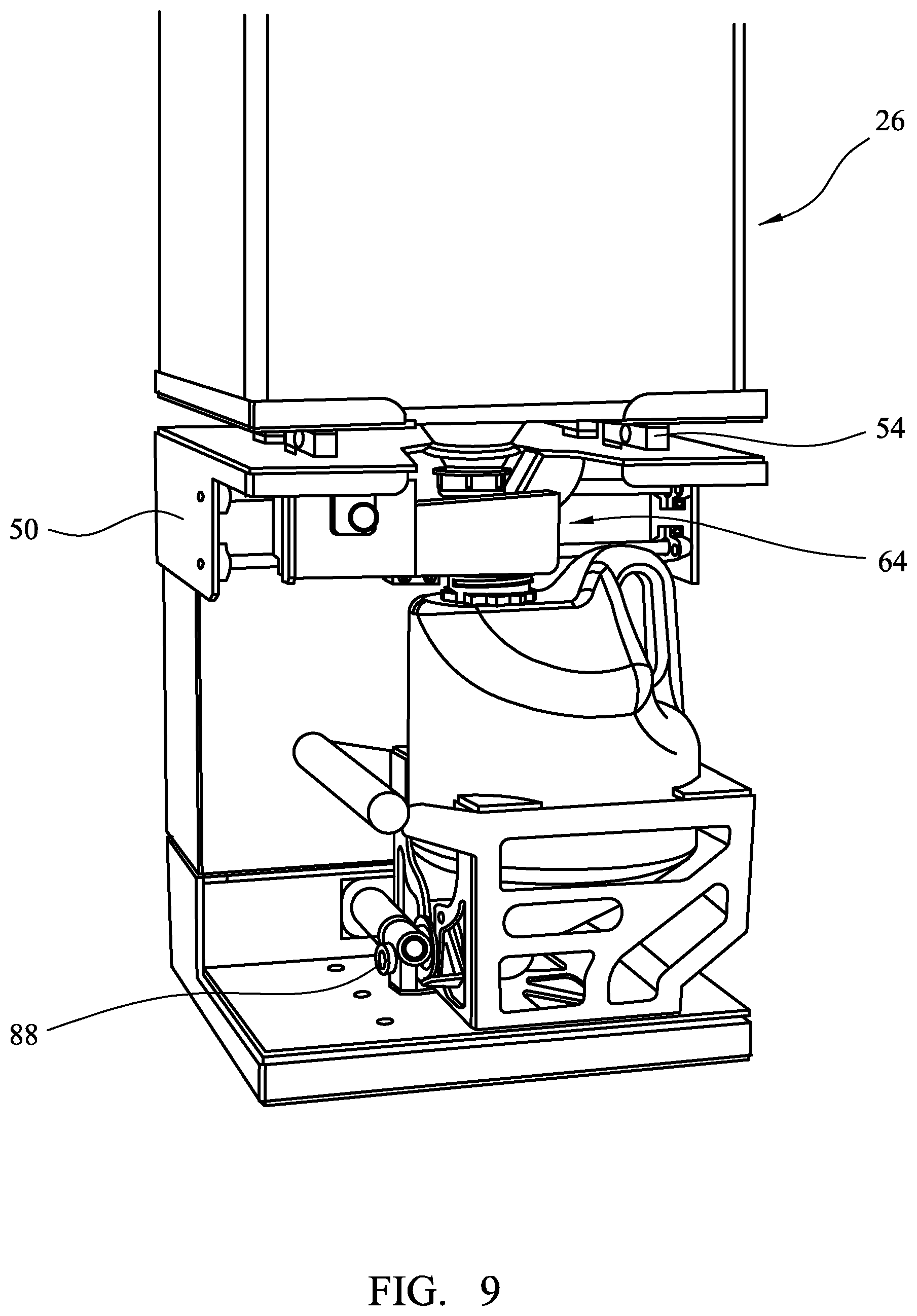 Patent US12311586 Figure 8 – Apparatus and method for dosing a fluid formulation into a polymeric material
